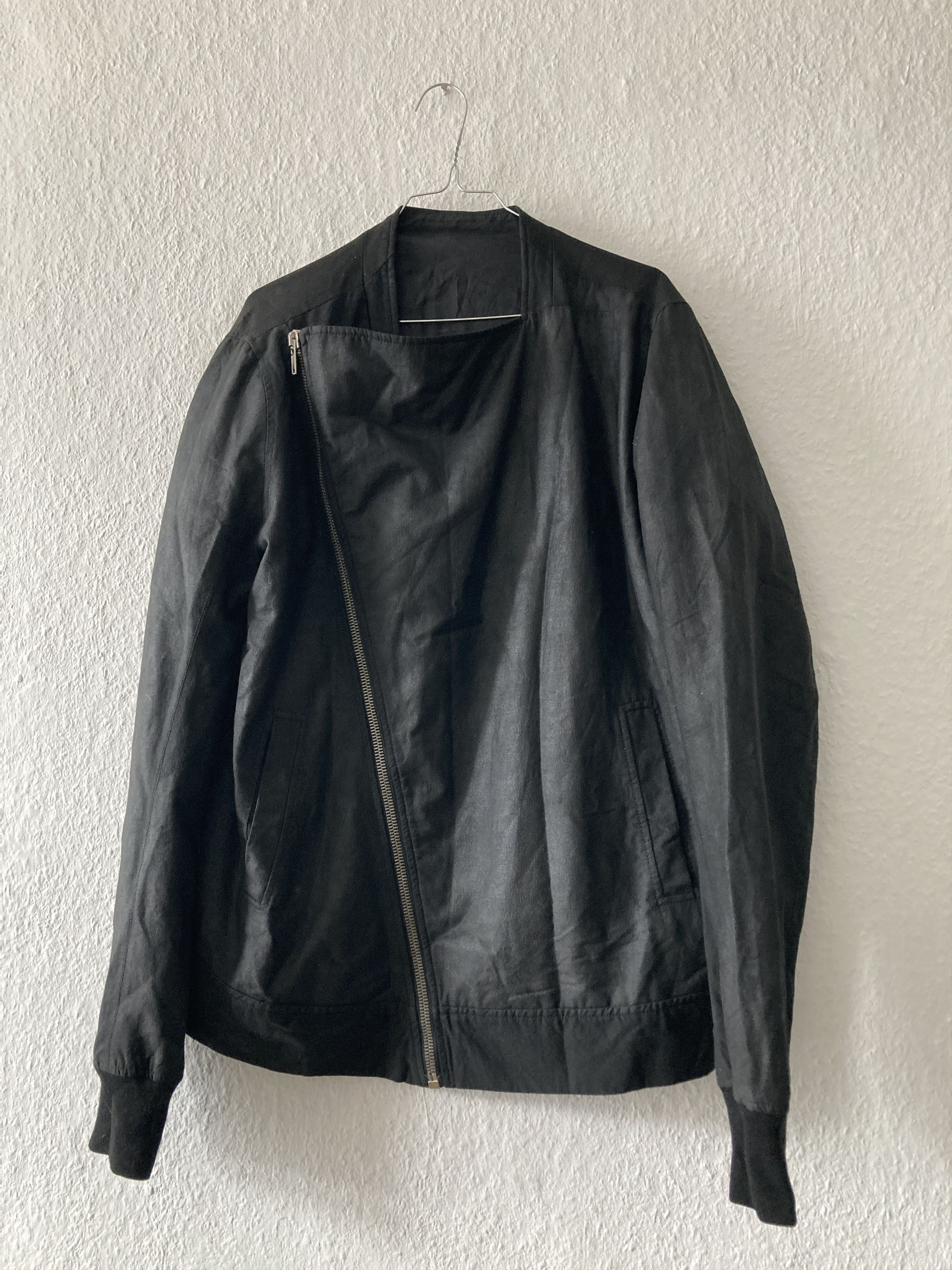 Rick Owens S/S 09 "STRUTTER" Waxed Black Berger Jacket Rick Owens XL Size US XL / EU 56 / 4 - 3 Thumbnail