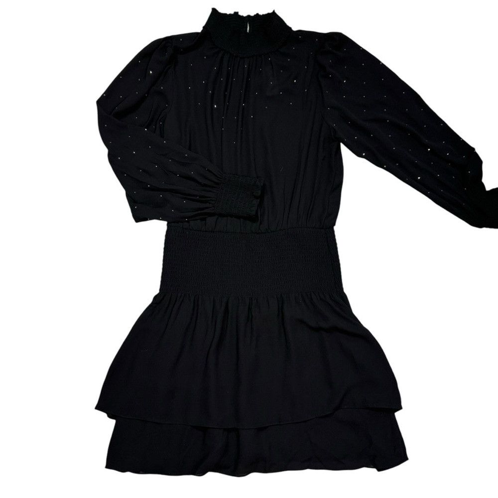 White House Black Market NWT New White House Black Market Long Sleeve Blouson Black Size M / US 6-8 / IT 42-44 - 6 Thumbnail