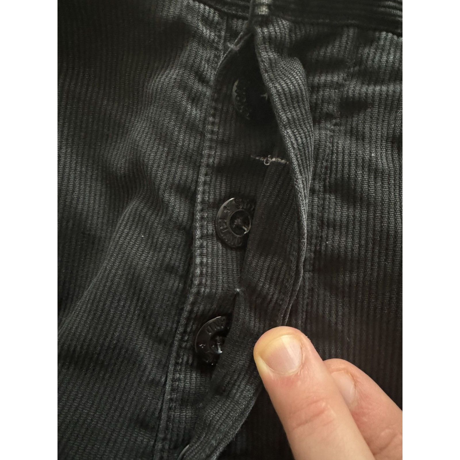 Stone Island Vintage Stone Island Corduroy black pants Size US 30 / EU 46 - 8 Thumbnail