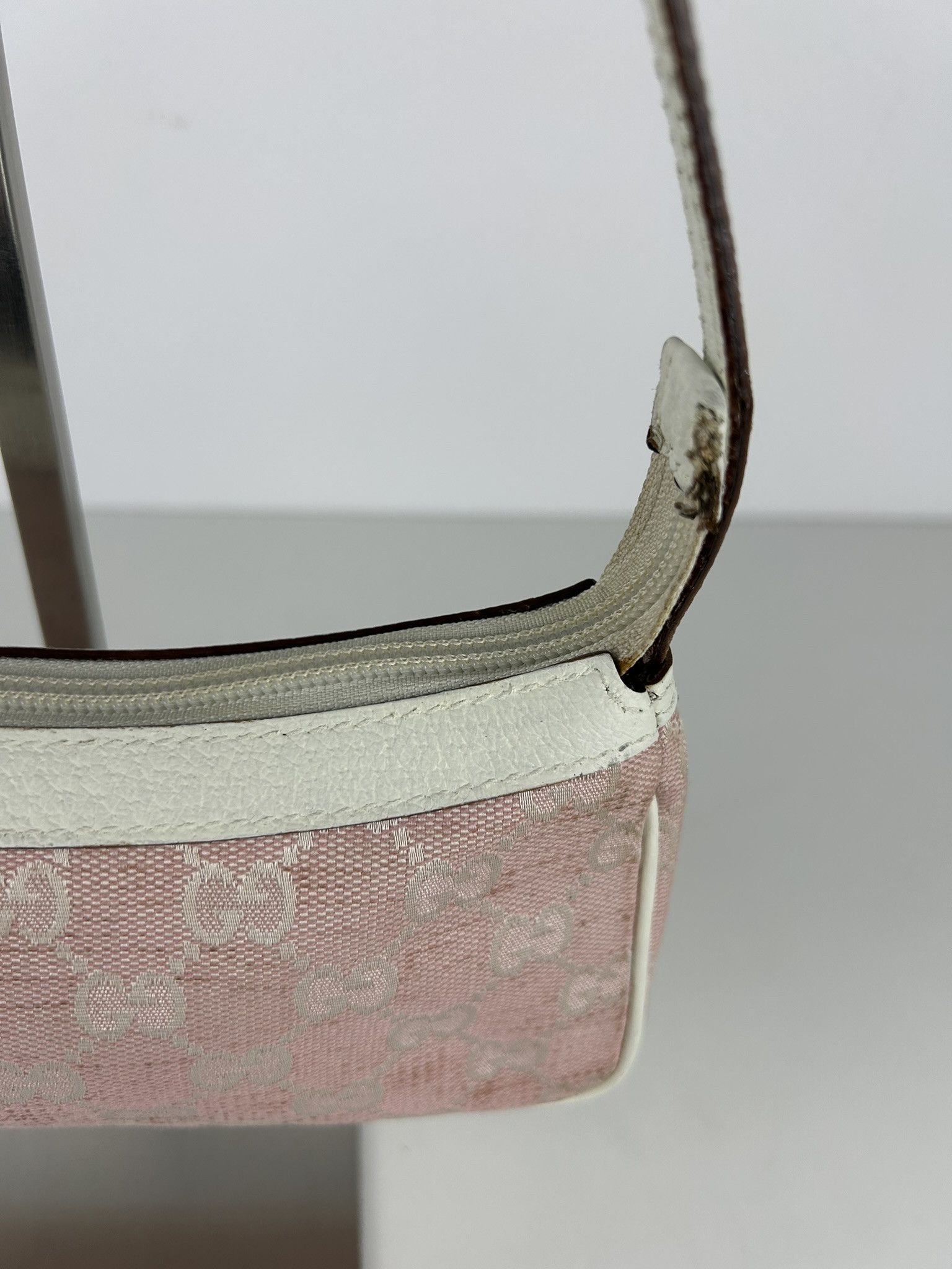 Gucci Gucci pink gg monogram canvas pochette Size ONE SIZE - 12 Thumbnail