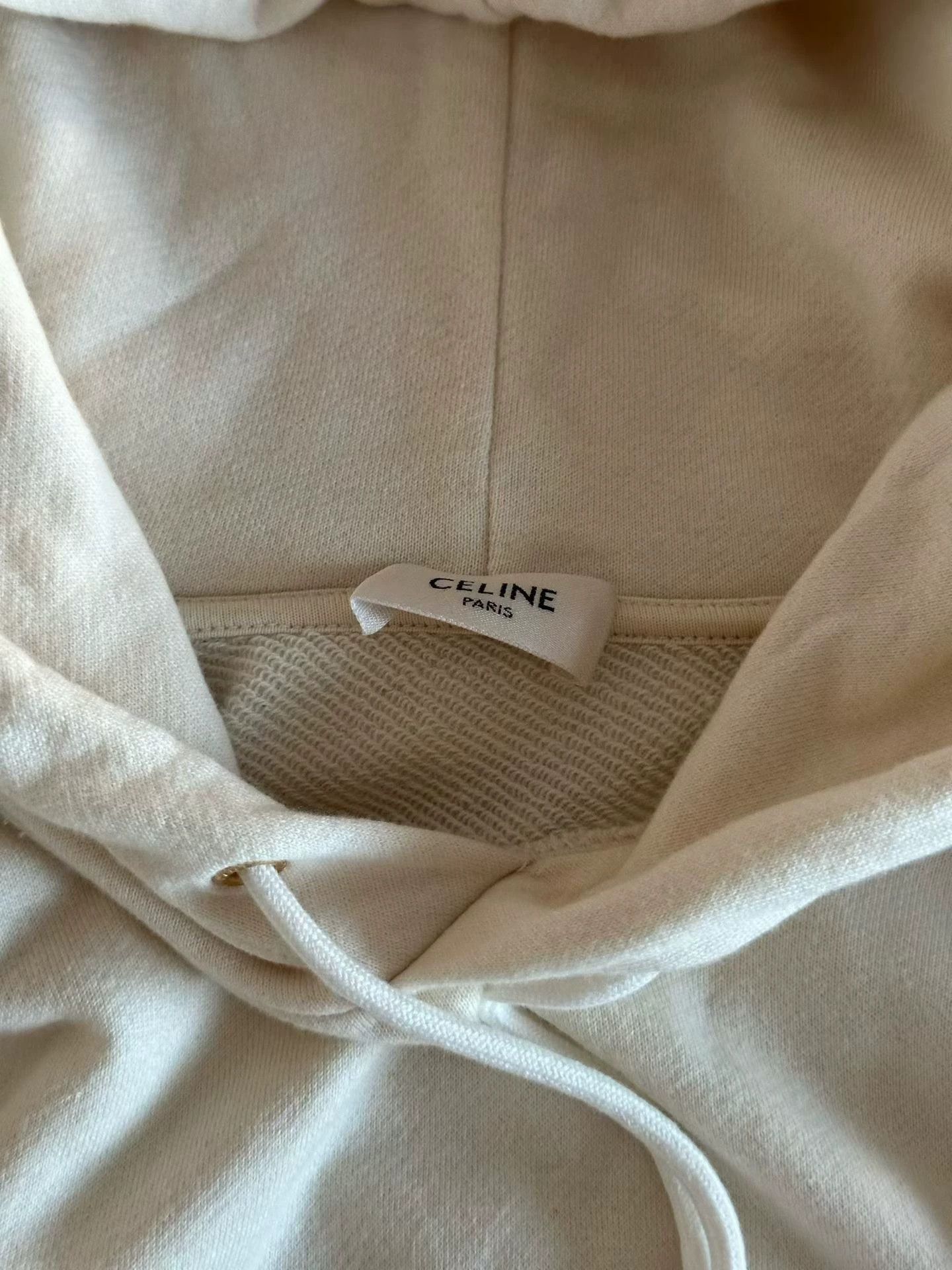 Celine Celine flocked logo hoodie XS Size XS / US 0-2 / IT 36-38 - 3 Thumbnail