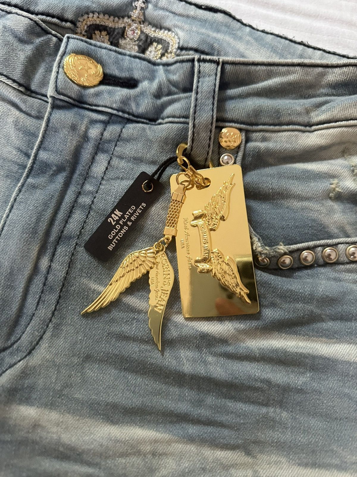 Robins Jeans Robin’s Jean Jeans Size US 32 / EU 48 - 6 Thumbnail