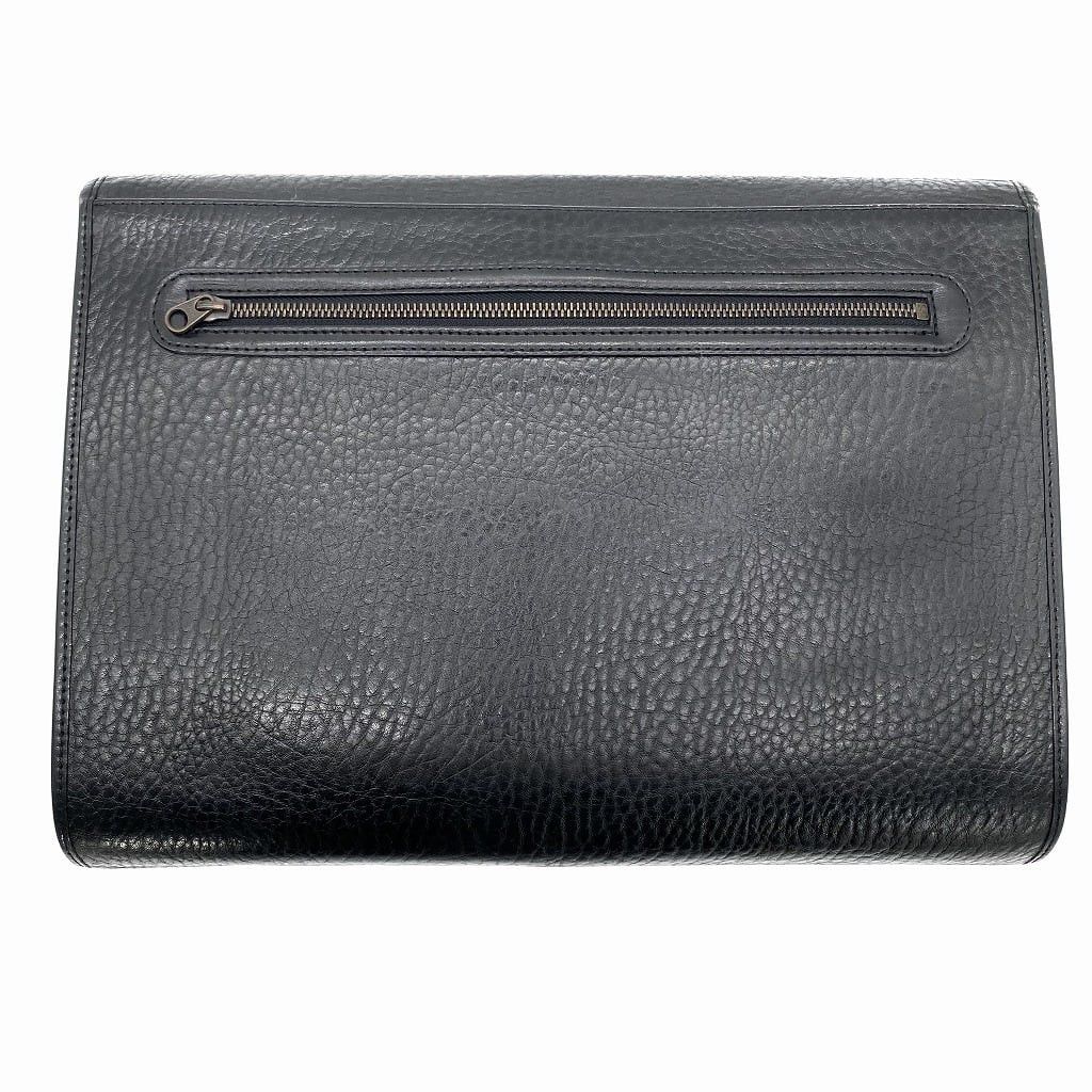 Burberry Vintage Burberrys Leather Buiness Bag Black Size ONE SIZE - 3 Thumbnail
