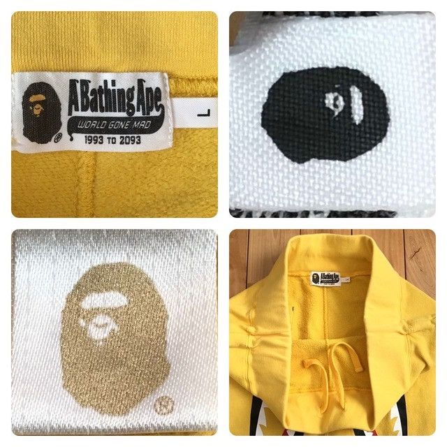 Bape BAPE camo Shark sweat pants yellow a bathing ape ★size L Size US 34 / EU 50 - 8 Thumbnail
