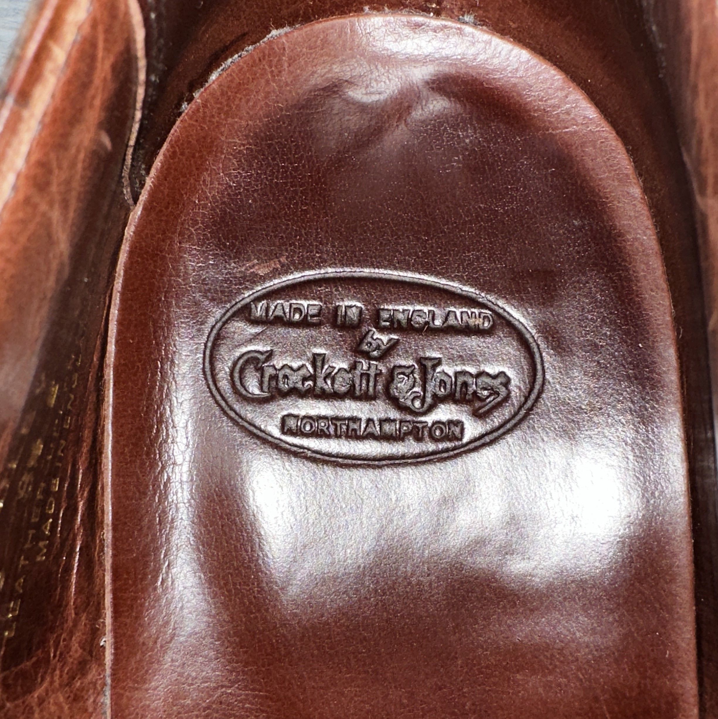 Crockett & Jones CROCKETT & JONES Audley Oxford Calf Leather Made In England Size US 9.5 / EU 42-43 - 15 Thumbnail