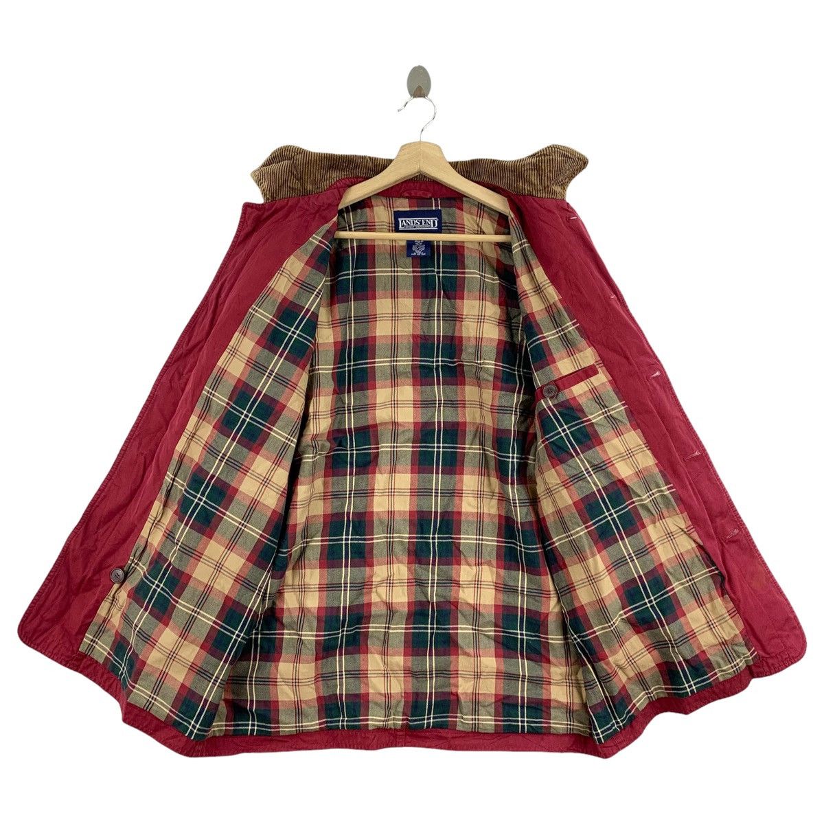 Lands' End Vintage LAND’S END Casual Workwear Chore Jacket Size US XL / EU 56 / 4 - 3 Thumbnail