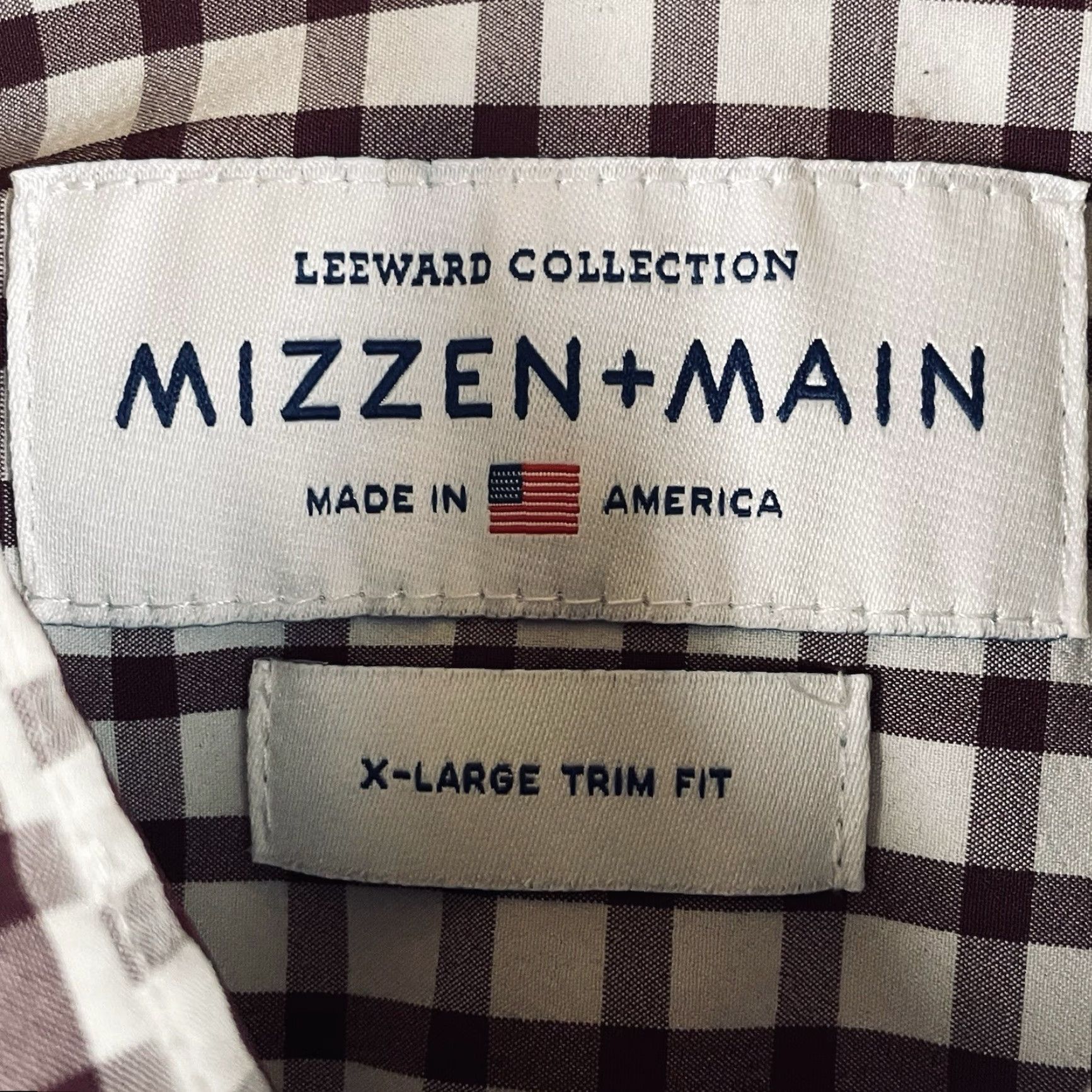 Mizzen+Main Mizzen+Main Shirt Mens XL Button-Up Plaid Check Stretch Multicolor Modern Casual Business Size US XL / EU 56 / 4 - 7 Thumbnail