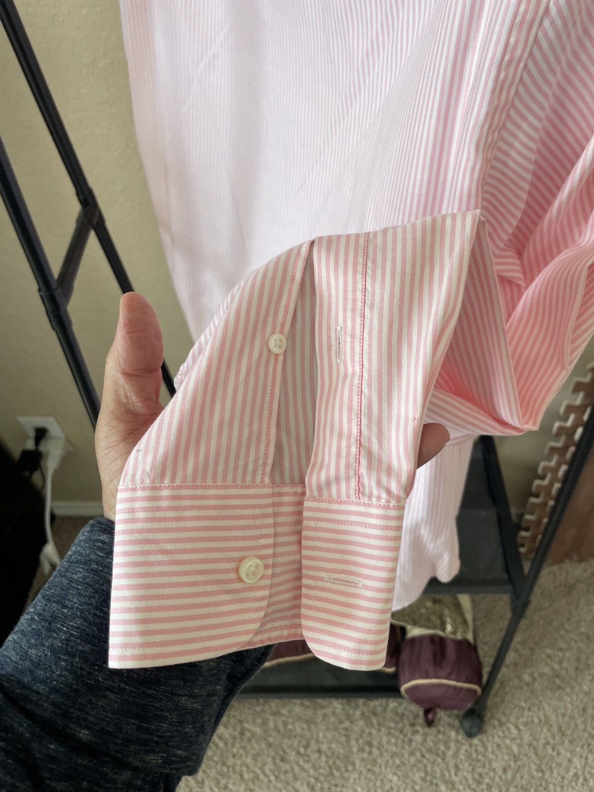 Ralph Lauren Purple Label Striped Button Dress shirt Size US L / EU 52-54 / 3 - 10 Thumbnail