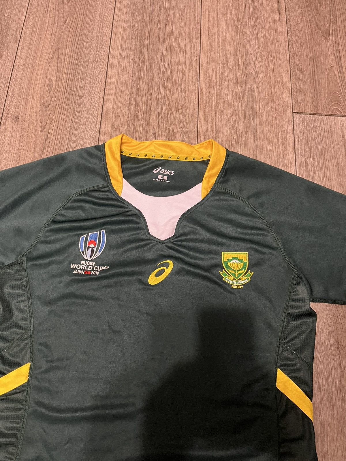 Asics Asics South Africa Rugby World Cup Shirt 2019 Jersey Size US M / EU 48-50 / 2 - 2 Thumbnail