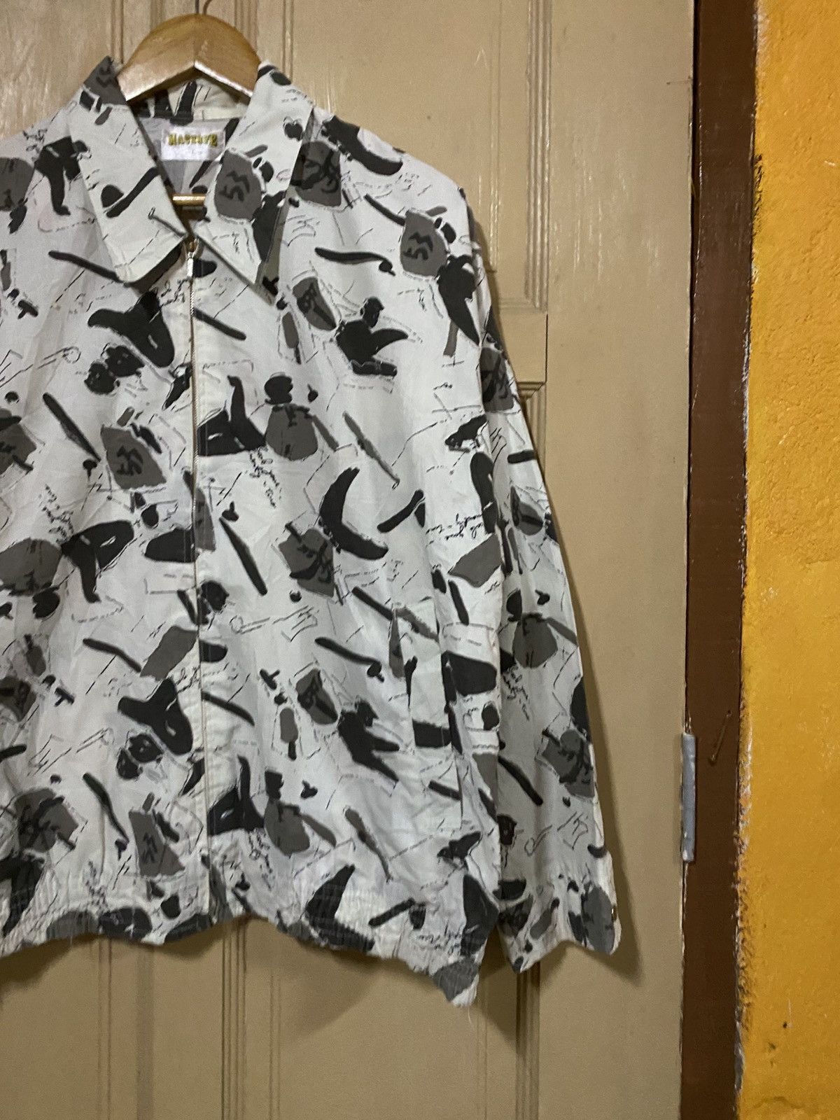 Japanese Brand Rare Vintage Machope Abstract Print Windbreaker Jacket 90s Size US M / EU 48-50 / 2 - 6 Thumbnail