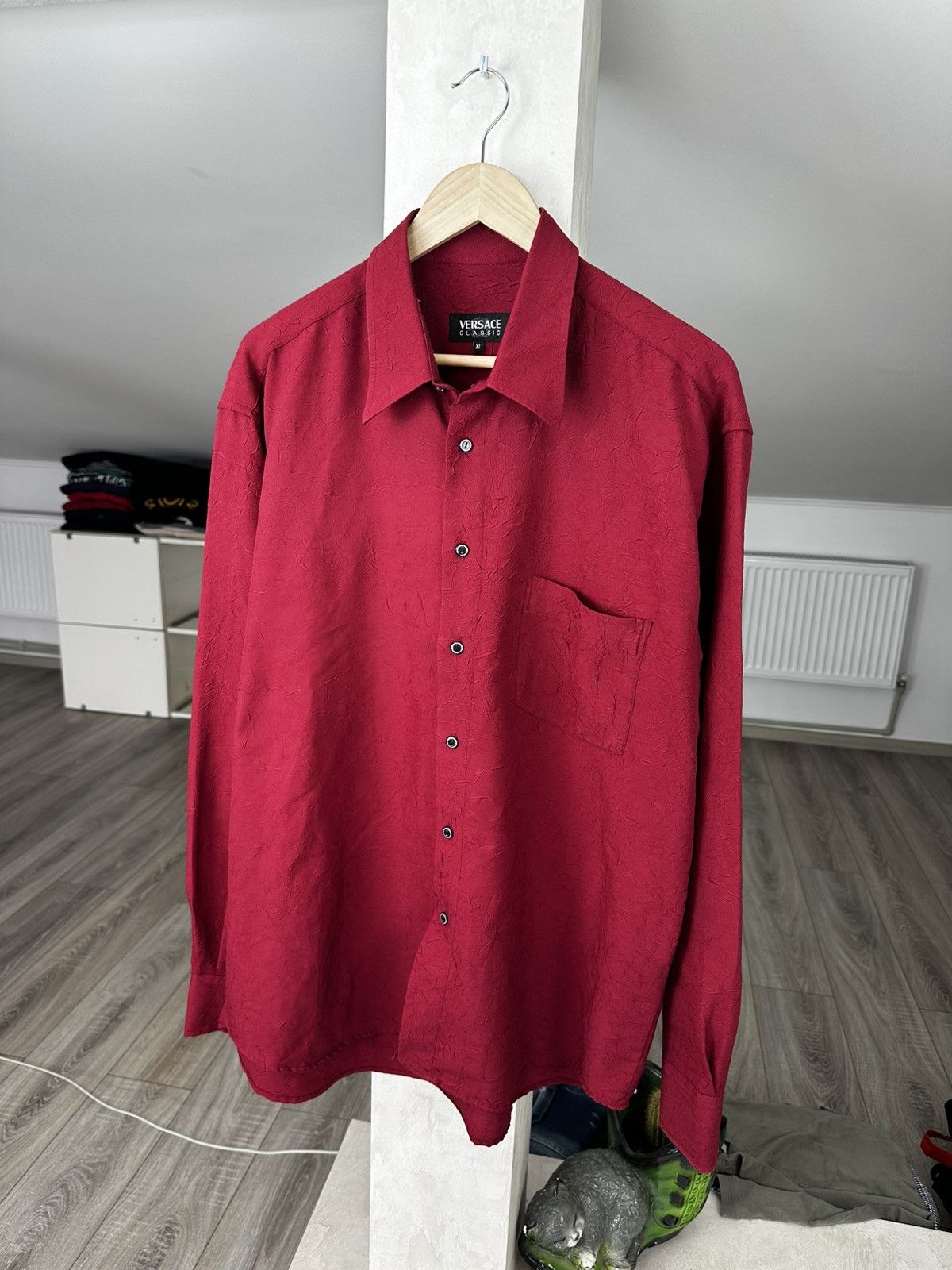 Vintage Vintage Versace Collection Shirt Rare Retro Hype Y2K Size US XL / EU 56 / 4 - 1 Thumbnail