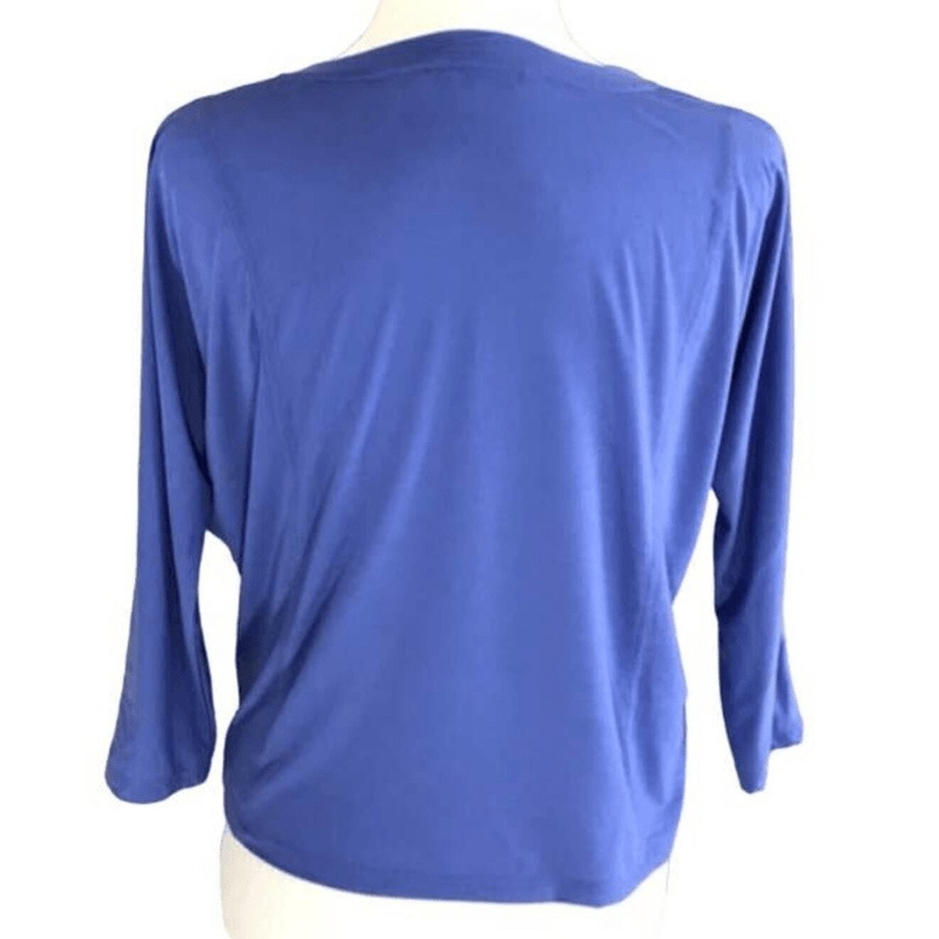 Athleta Athleta Essence Boxy XXS Active T-Shirt 3/4 Sleeve Top Split Size XXS / US 00 / IT 34 - 2 Thumbnail
