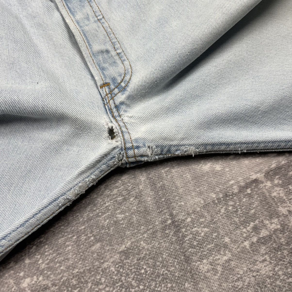 Levi's Vintage 90’s Distressed Levis 501 Size US 34 / EU 50 - 15 Thumbnail