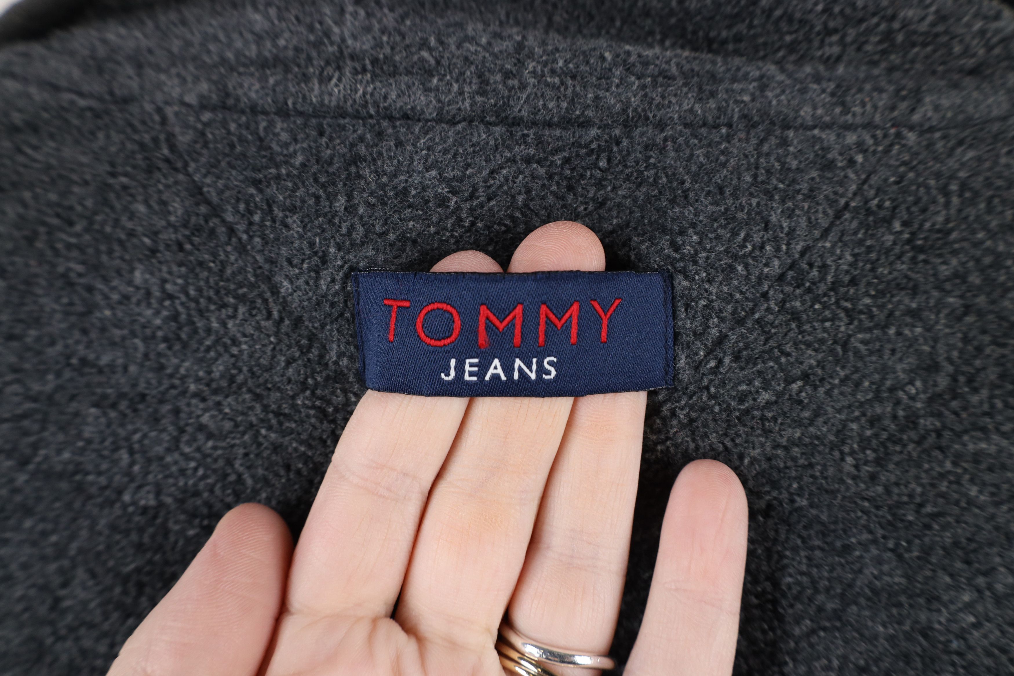 Tommy Hilfiger × Vintage Vintage 90s Tommy Hilfiger Block Half Zip Fleece Sweater Size US XXL / EU 58 / 5 - 9 Thumbnail