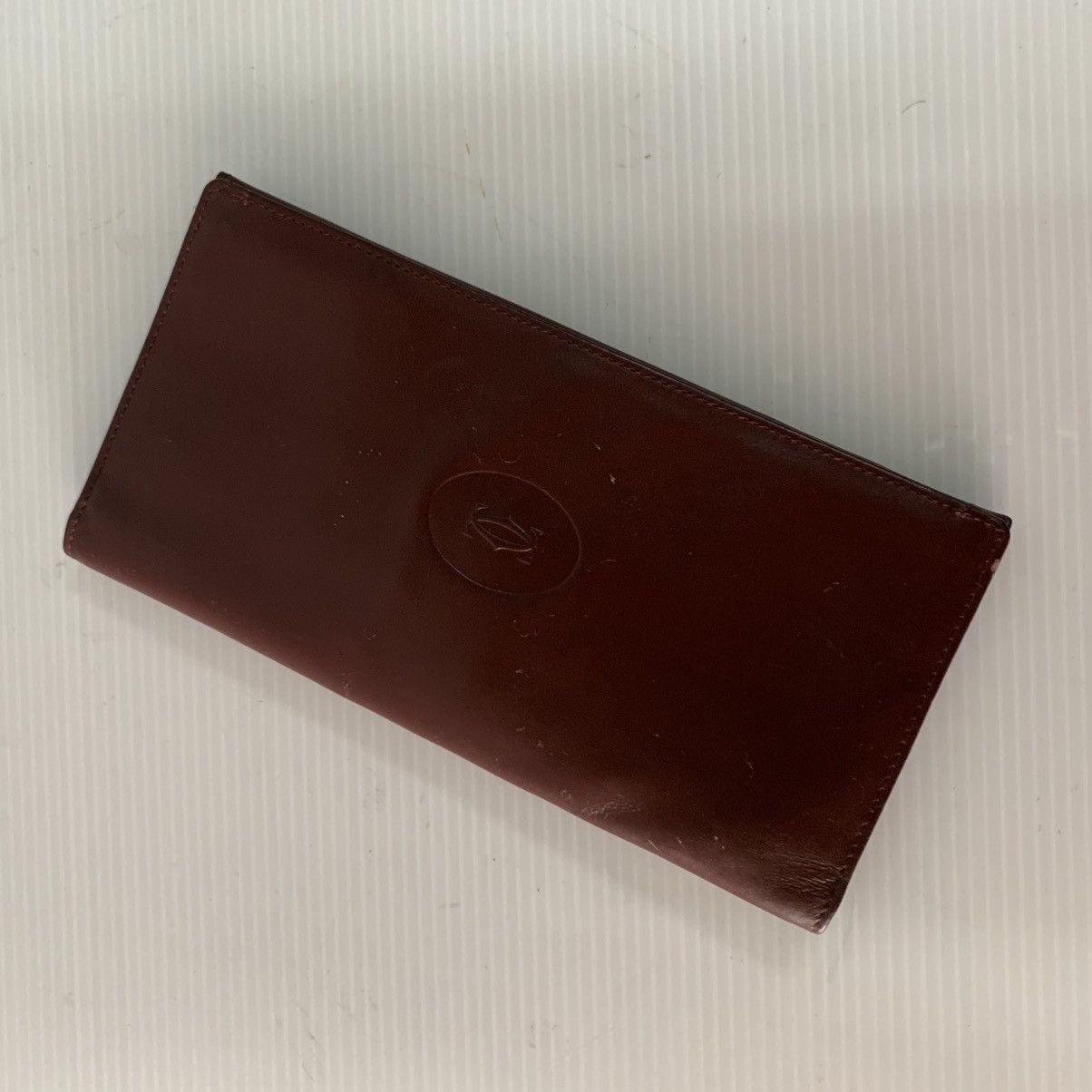 Cartier Cartier Vintage Leather Long Wallet Size ONE SIZE - 4 Thumbnail