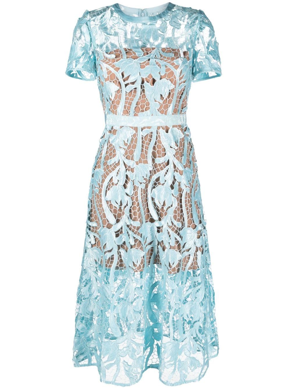 Self-Portrait LACE MIDI DRESS Size XS / US 0-2 / IT 36-38 - 1 Thumbnail