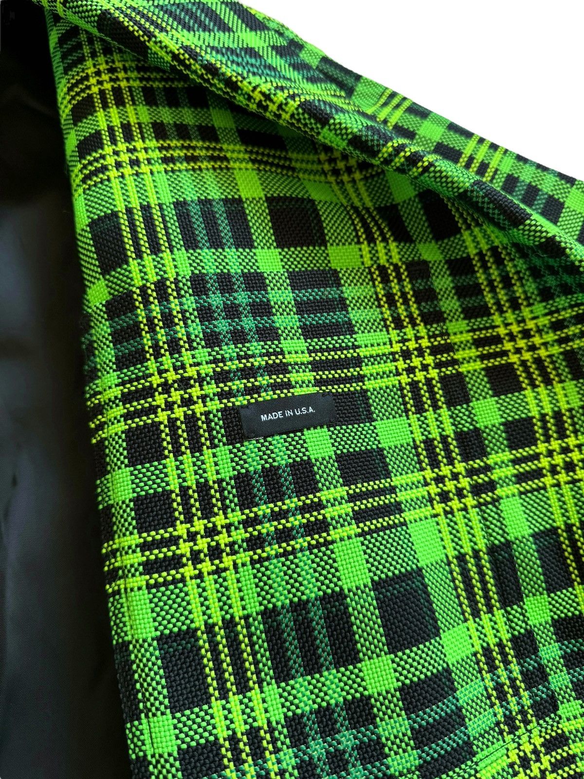 Sterling Ruby 2020 Runway Debut Green Weave Coat Size US L / EU 52-54 / 3 - 10 Thumbnail