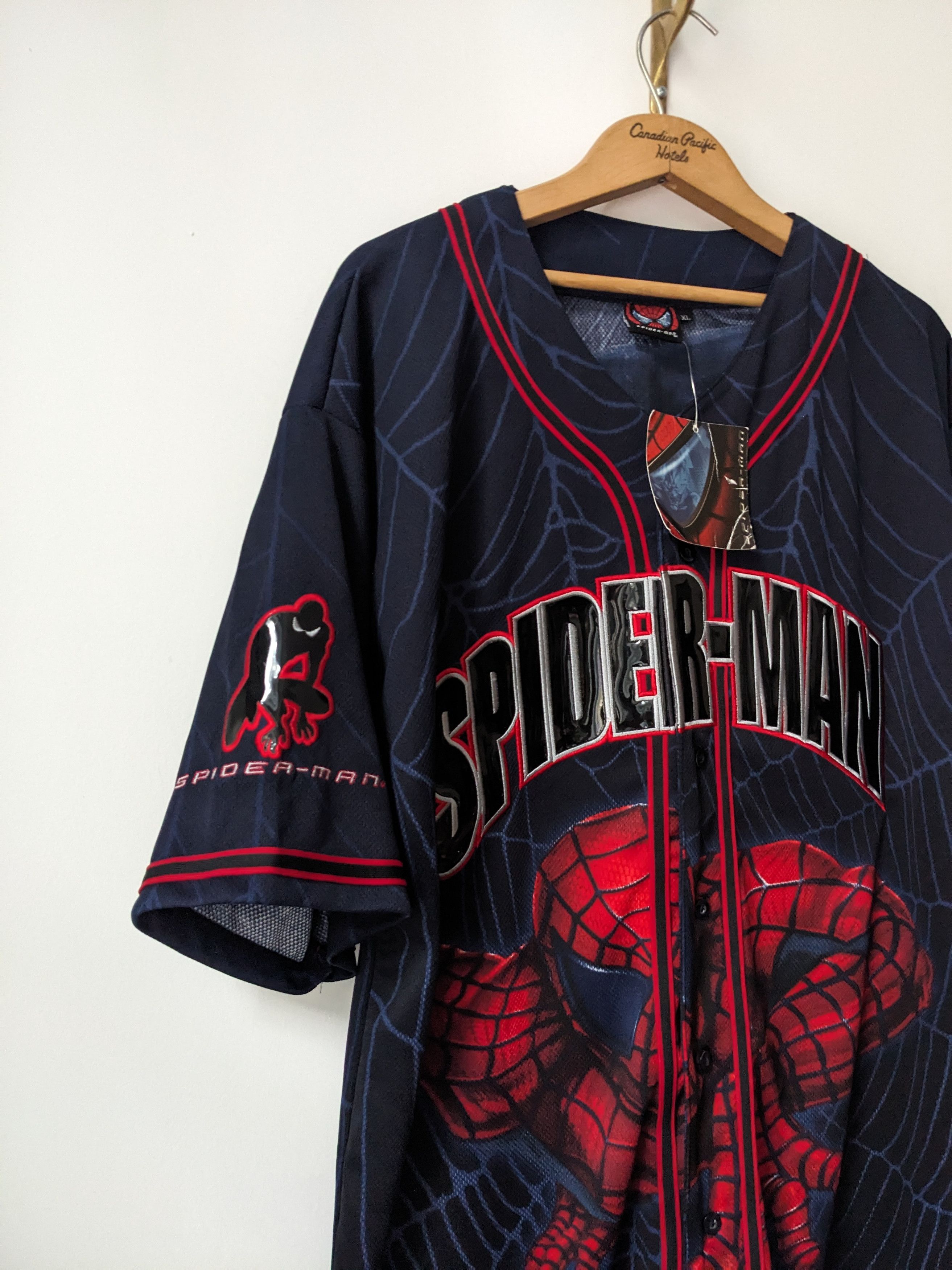 Marvel Comics Vintage Spiderman 1 Jersey Promo Movie Spider Man Size US XL / EU 56 / 4 - 9 Thumbnail
