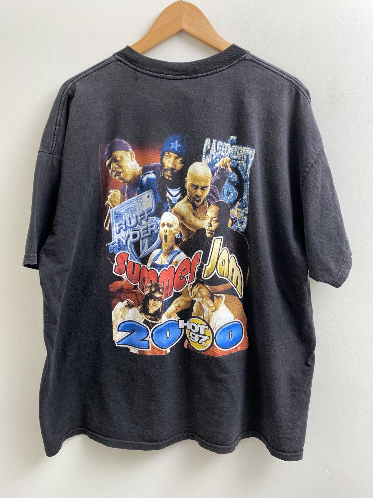 Vintage Vintage 2000 hot 97 summerjam rap tee shirt Size US XXL / EU 58 / 5 - 2 Thumbnail