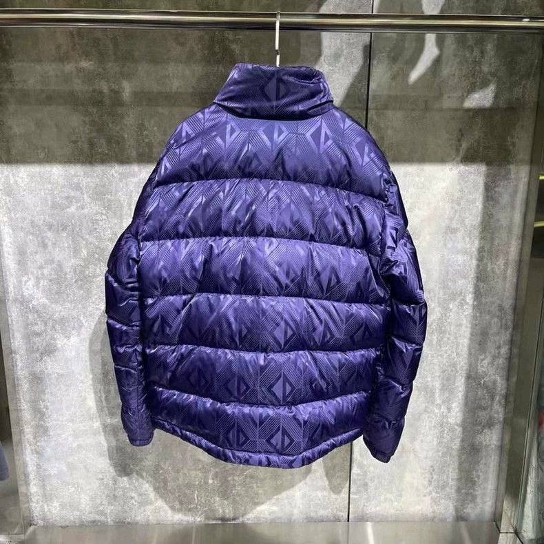 Dior Dior Purple Geometric Down Jacket-2506 Size US L / EU 52-54 / 3 - 2 Thumbnail
