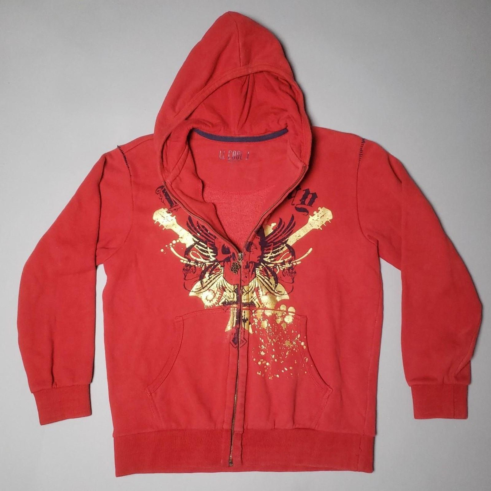 Vintage LL Cool J Legendary skull zip up hoodie Mens Large Size US L / EU 52-54 / 3 - 2 Thumbnail