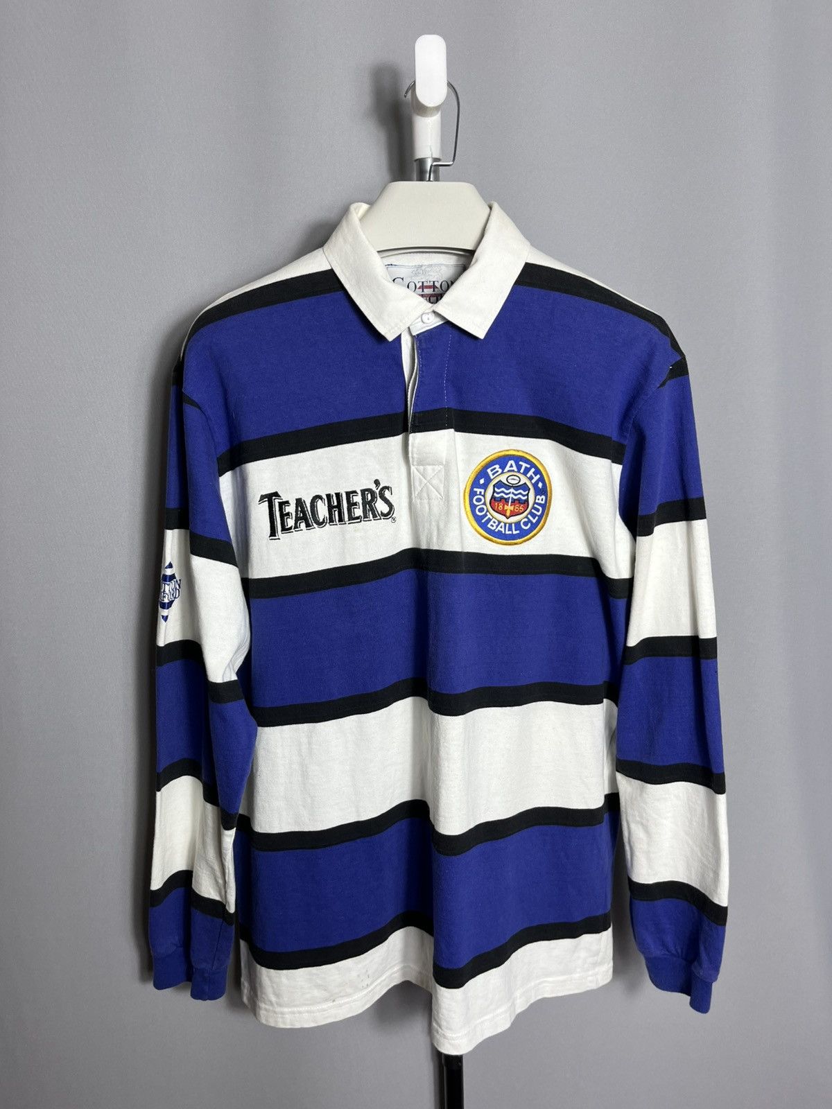 Other Bath 1994 1995 Cotton Oxford Rugby Jersey Shirt Long Sleeve Size US XL / EU 56 / 4 - 1 Thumbnail