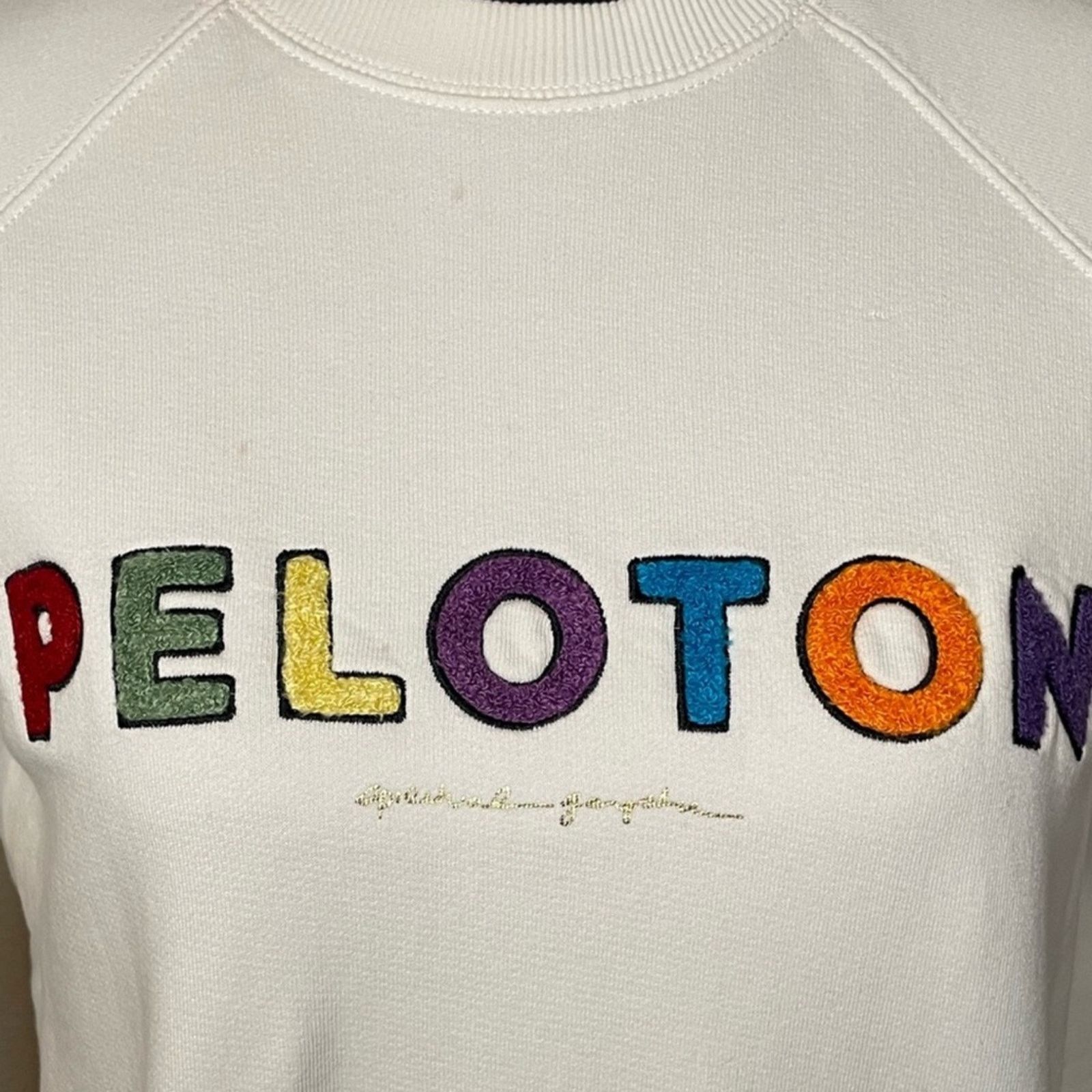 Spiritual Gangster Spiritual Gangster x Peloton Classic Crewneck White Size M Size M / US 6-8 / IT 42-44 - 3 Thumbnail