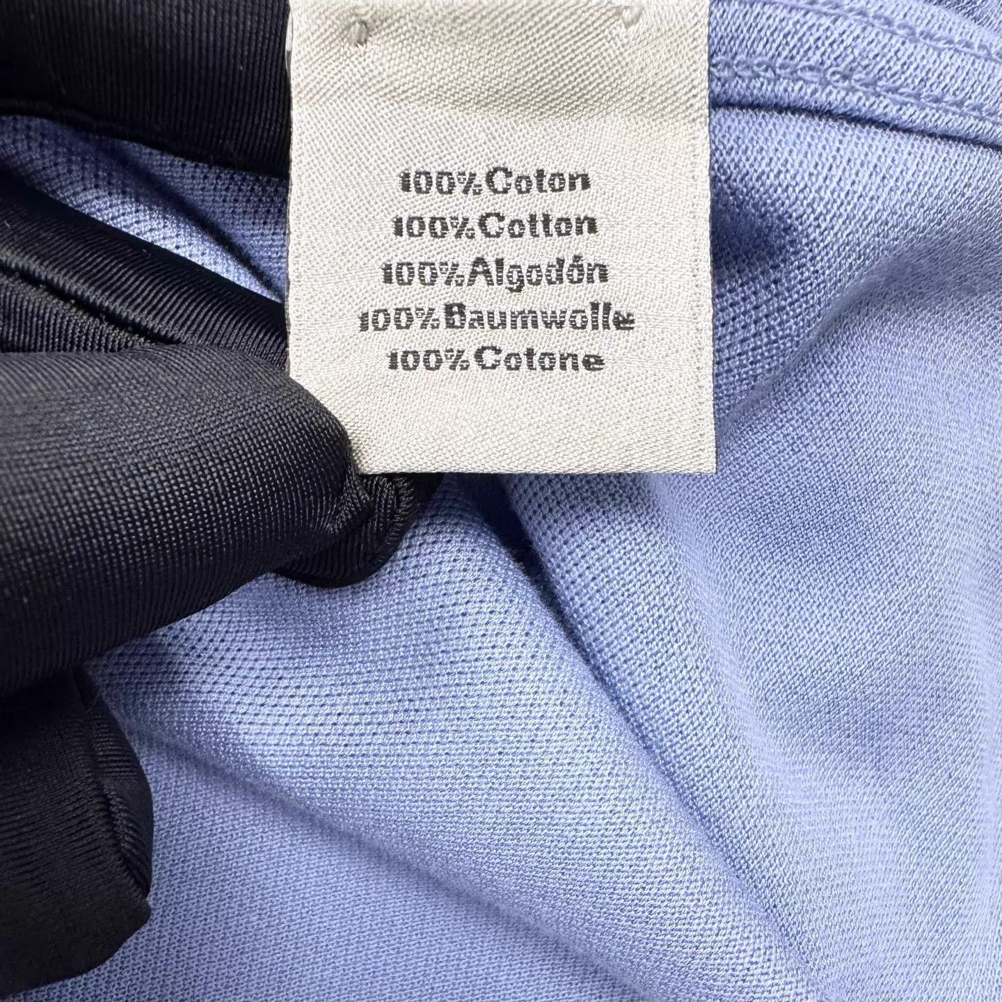 Hermes Hermes Light Blue H Logo Chest Pocket SS Unisex L Size US L / EU 52-54 / 3 - 5 Thumbnail