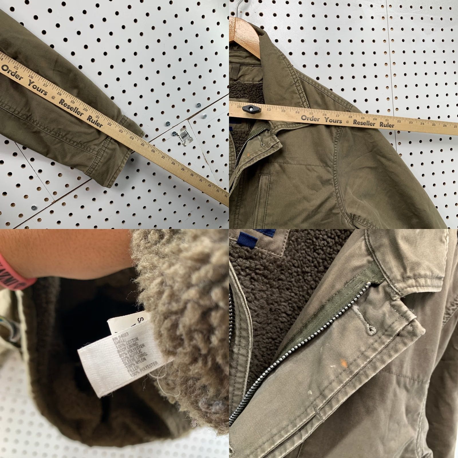 Gap Gap Military Jacket Heavyweight Sherpa Lined FIeld Coat Brown Mens Medium Size US M / EU 48-50 / 2 - 9 Thumbnail