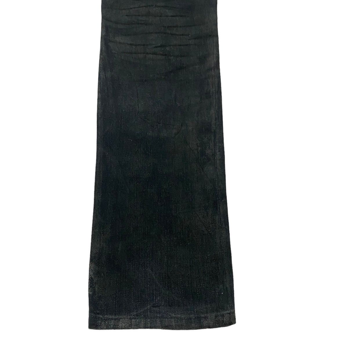 John Galliano John Galliano Black Dust Waxed Denim Jeans Size US 30 / EU 46 - 13 Thumbnail