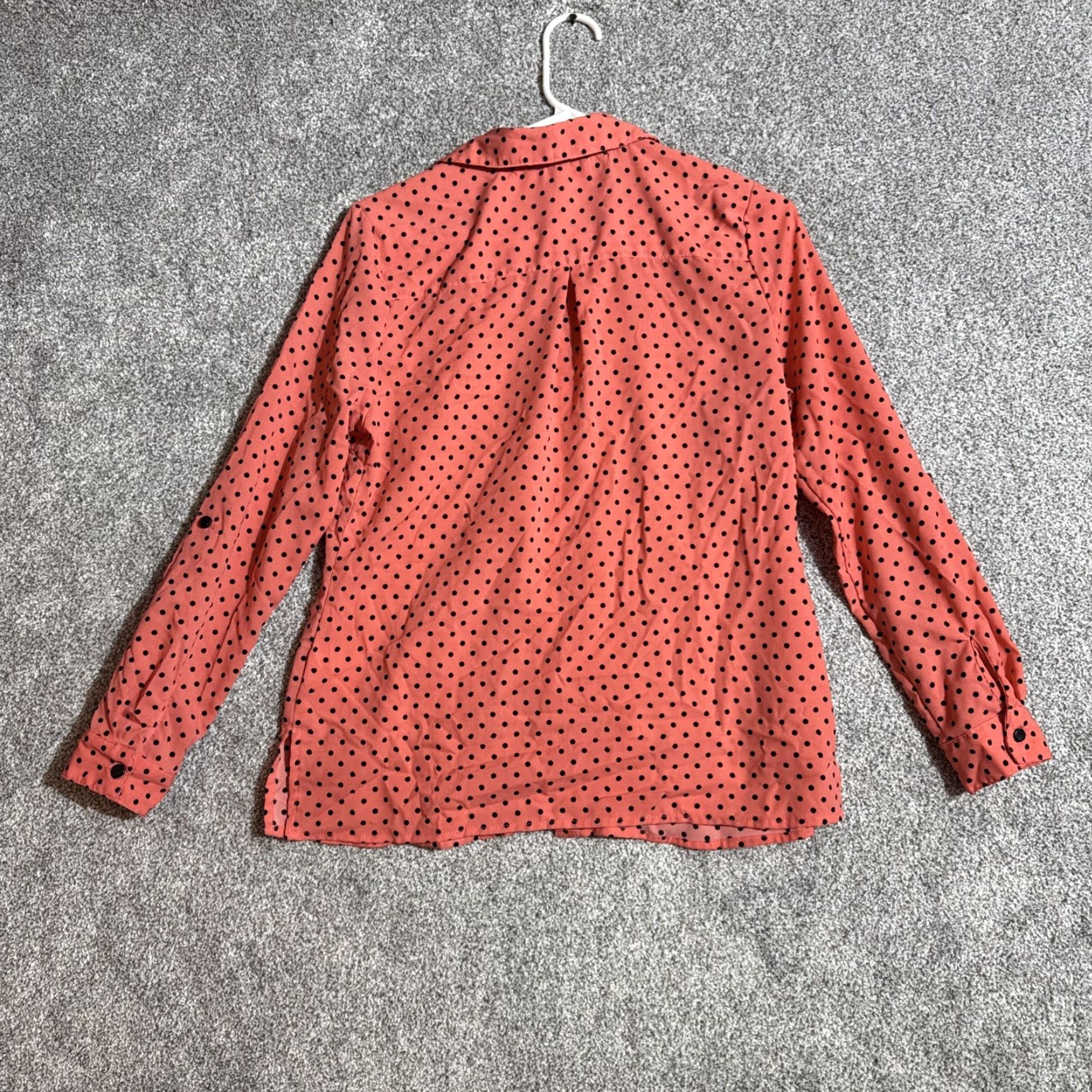 Vintage VINTAGE Retro Y2K Button Up Shirt Women Sz Small Mod Rockabilly Office Polka Dot Pinup Shirt Size S / US 4 / IT 40 - 5 Thumbnail