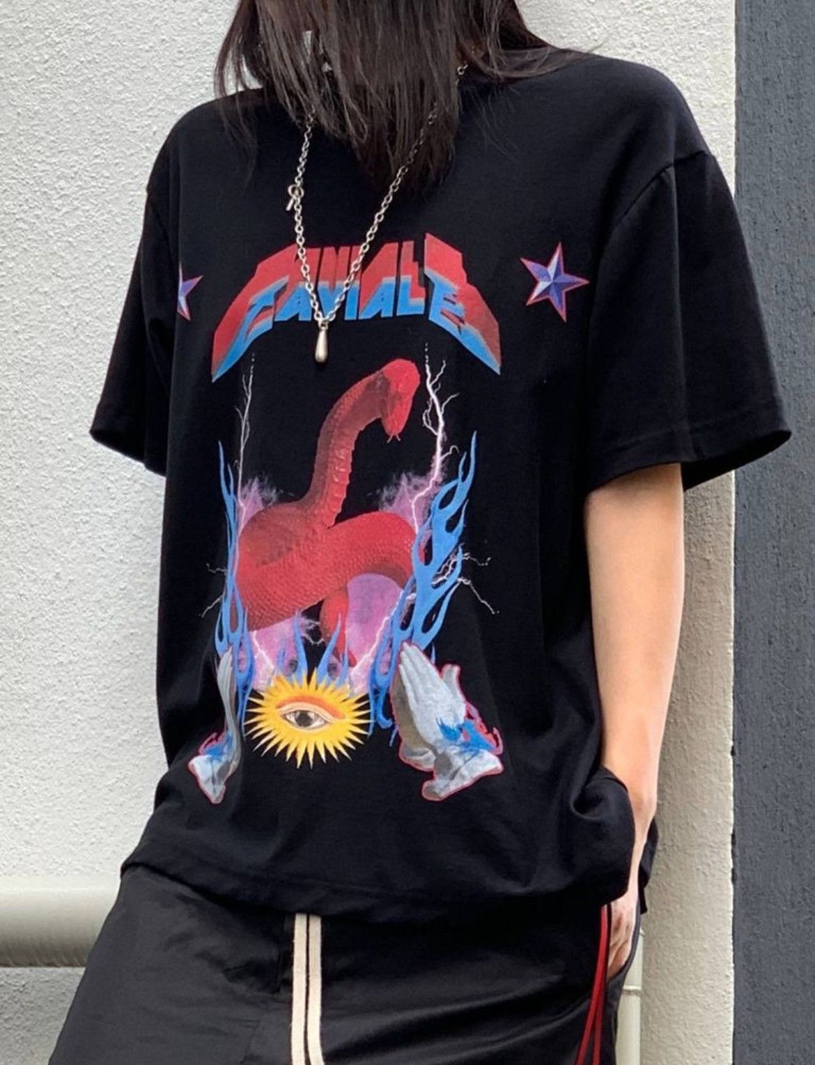 Other 🔥Caviale Snake Logo Print Top With Leather Charm Size US XXL / EU 58 / 5 - 3 Thumbnail