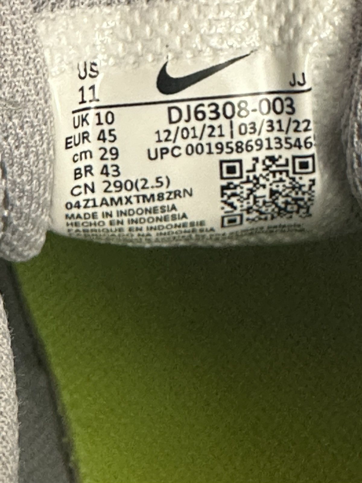 Nike Nike Crater Impact SE Grey Blue MEN'S Sz 11 DJ6308-003 Size US 11 / EU 44 - 10 Thumbnail