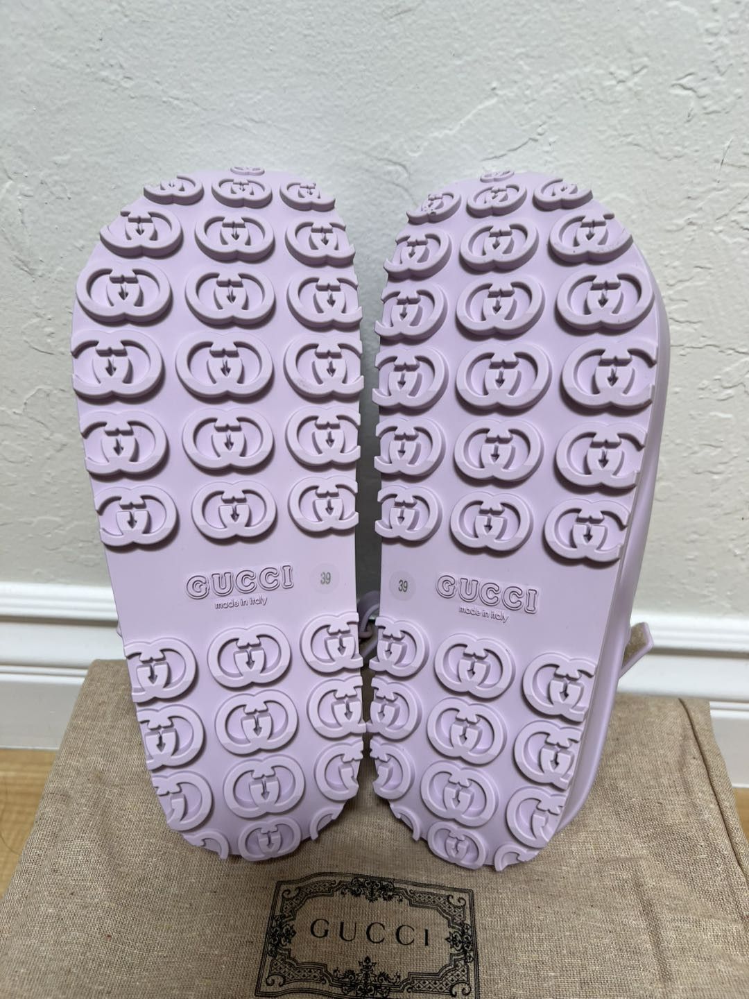 Gucci Gucci Interlocking G Platform Sandal Light Pink (Women's) Size US 9 / IT 39 - 7 Thumbnail