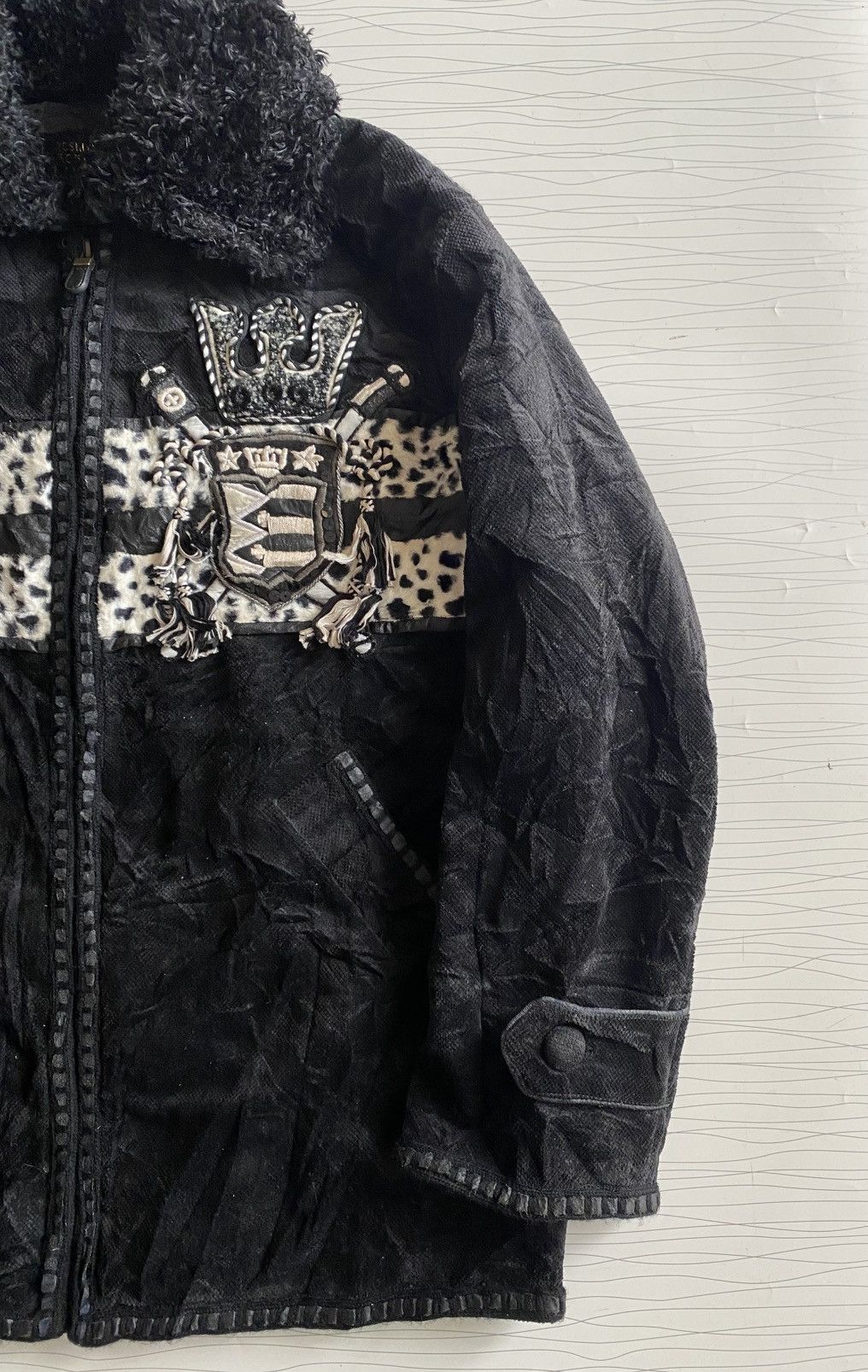 Yoshiyuki Konishi 💵Open Offers💵 RARE Yoshiyuki Konishi velvet Fur Jacket Size US L / EU 52-54 / 3 - 3 Thumbnail