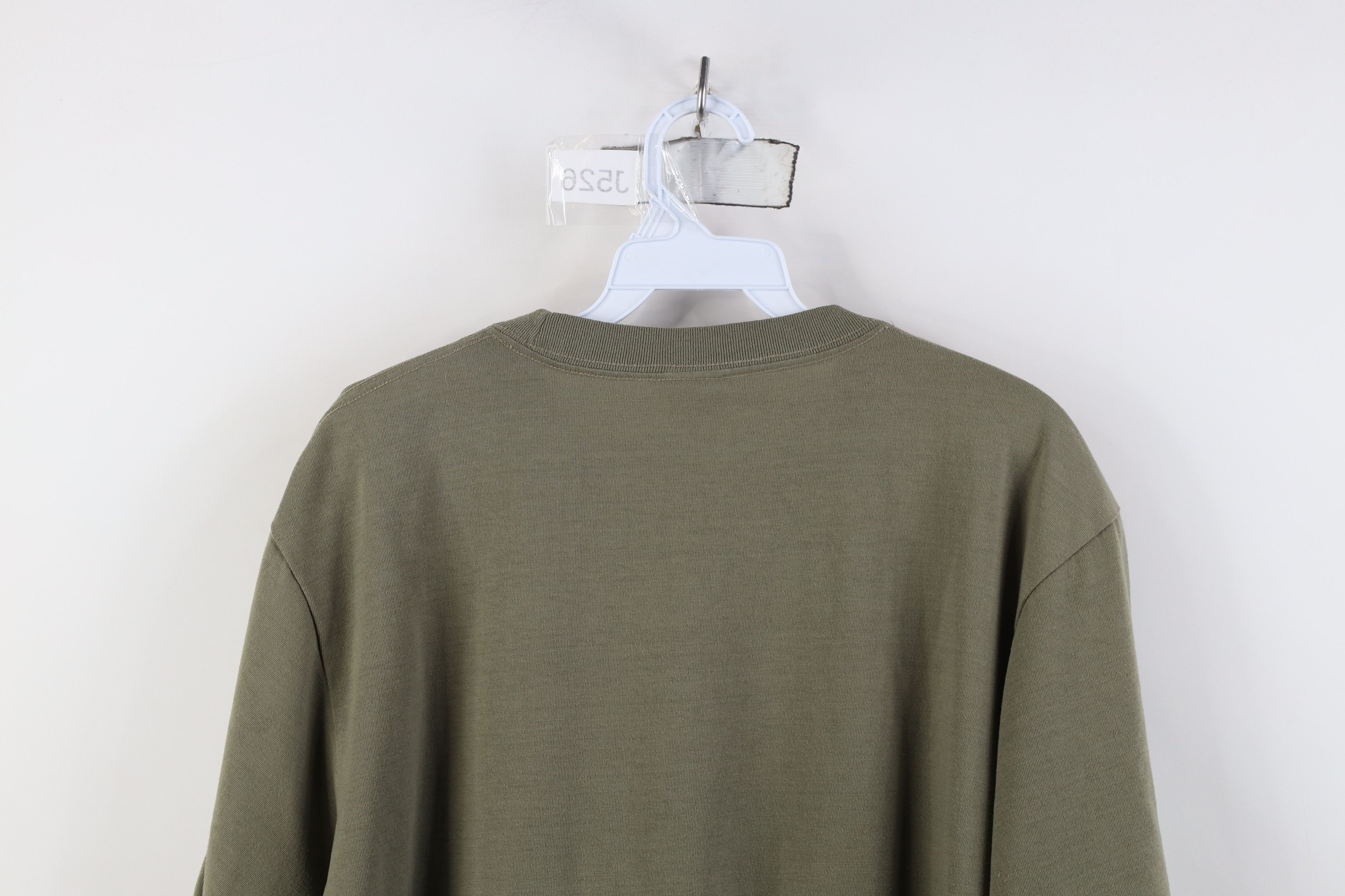 The North Face Vintage Y2K The North Face Spell Out Knit T-Shirt Green Size US M / EU 48-50 / 2 - 12 Thumbnail