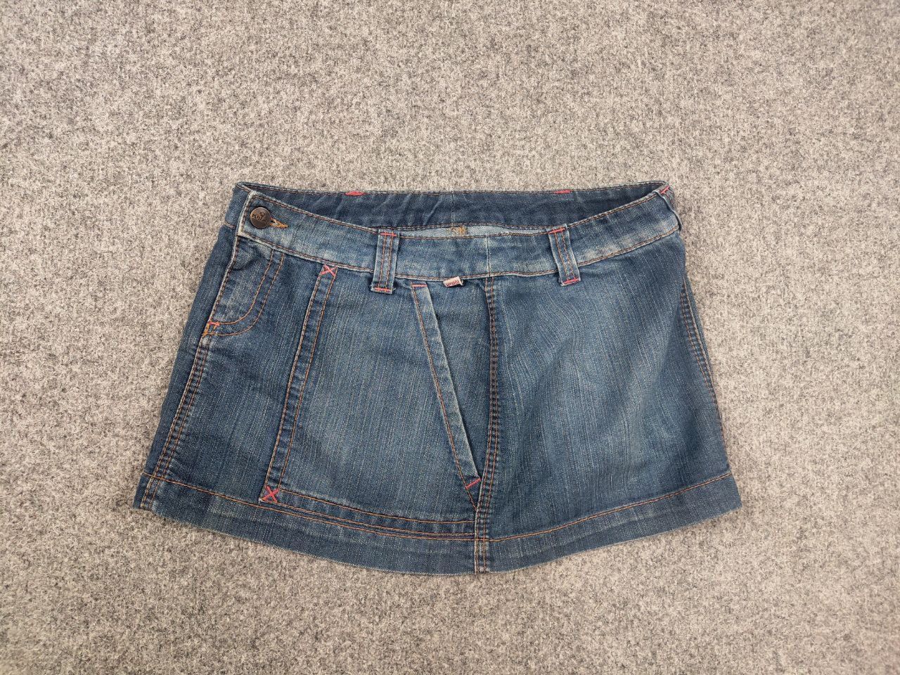 Miss Sixty Miss Sixty Killah Vintage Denim mini Skirt hysteric LGB Size 30" / US 8 / IT 44 - 6 Thumbnail
