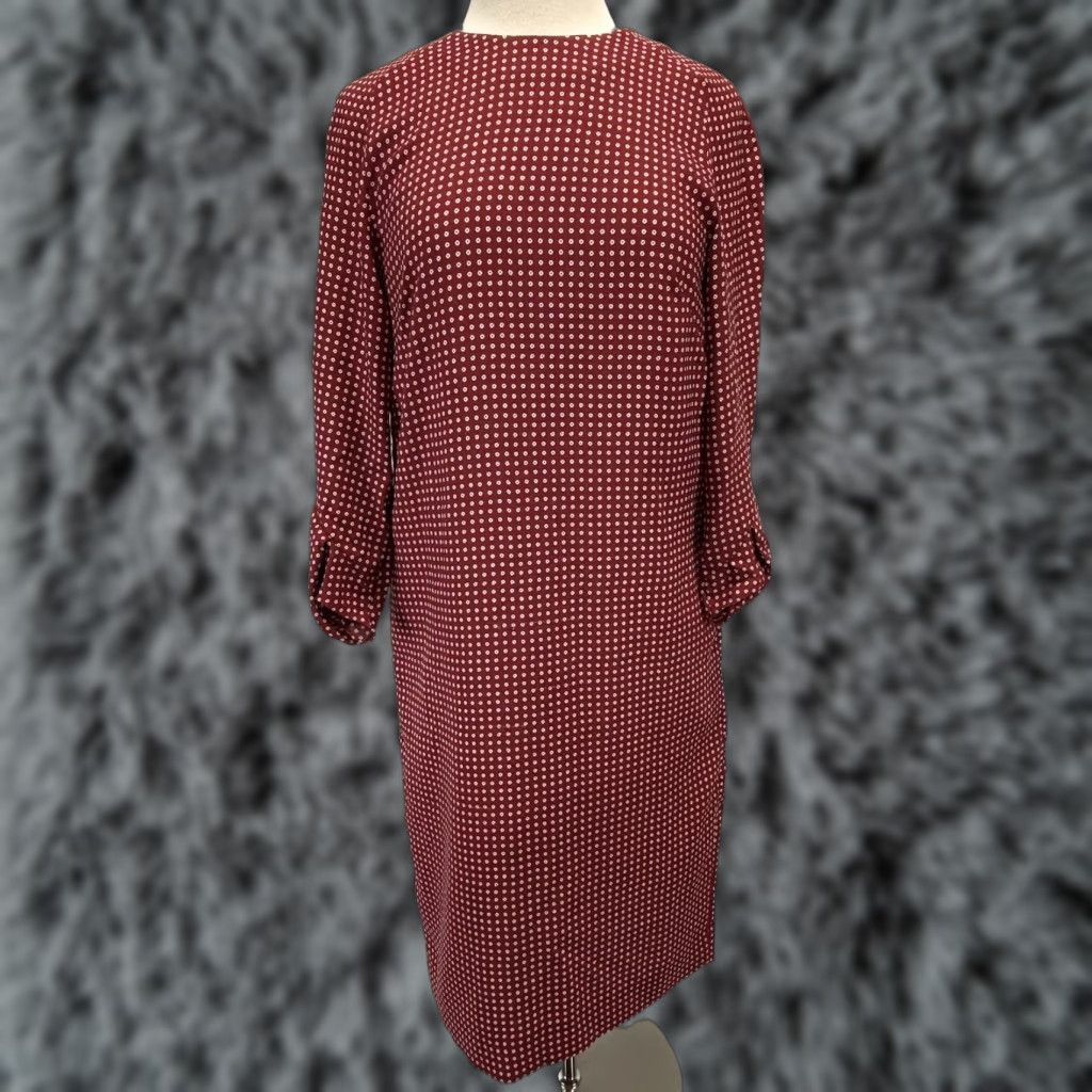 M.M.LaFleur M.M. Lafleur Shift Dress Red XS 3/4 Sleeves Pockets Career Sz Xsmall Size XS / US 0-2 / IT 36-38 - 1 Thumbnail