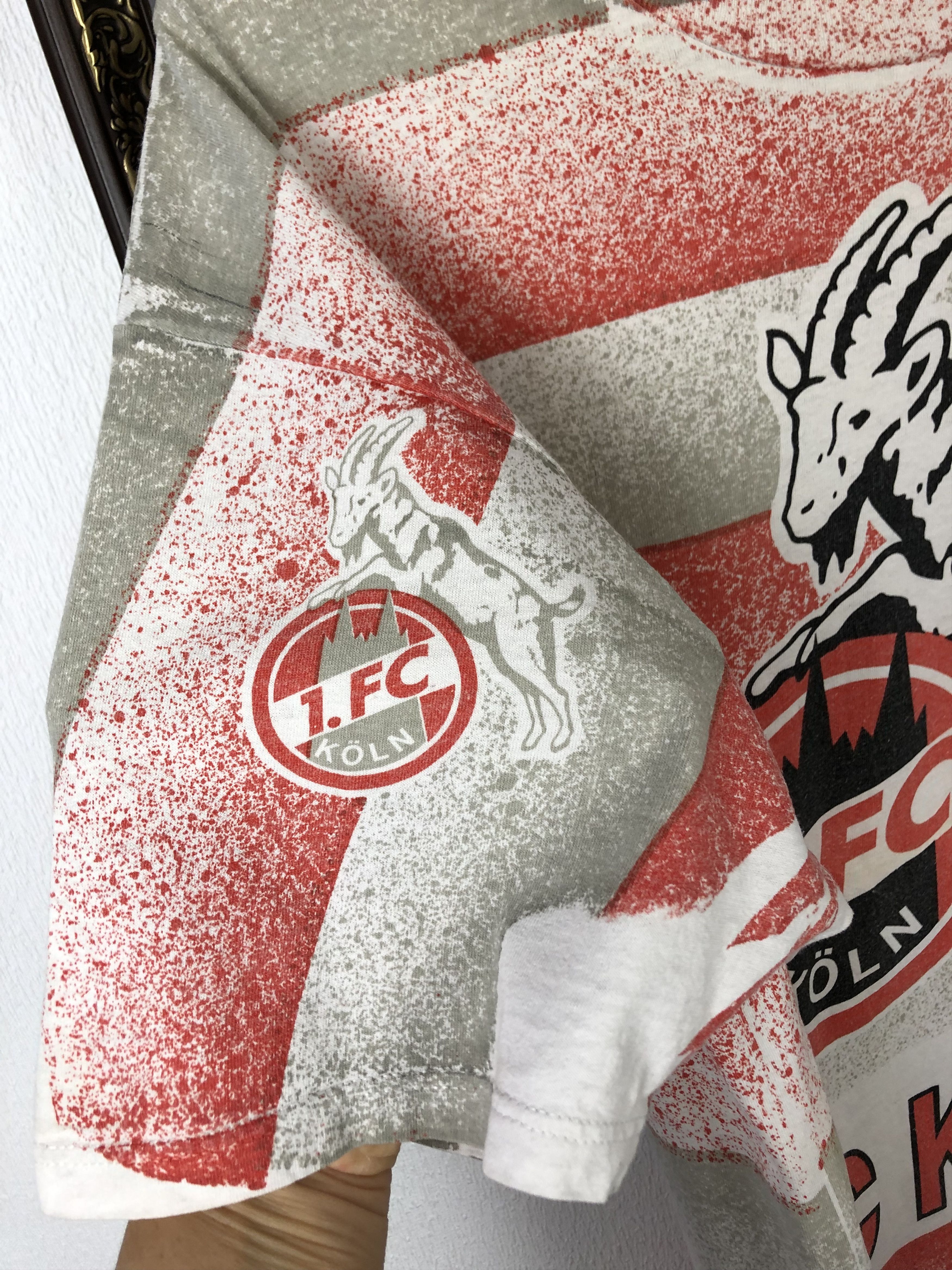 Vintage Vintage 90's Koln Football Shirt Soccer Jersey Over Print Size US XL / EU 56 / 4 - 5 Thumbnail