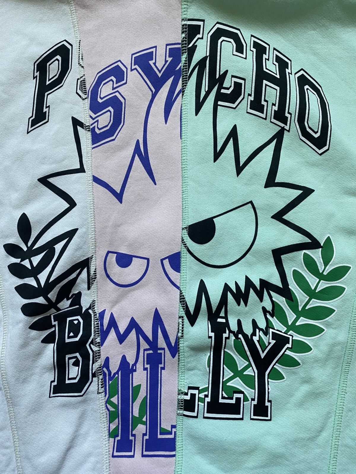 McQ Alexander McQueen McQueen McQ Psycho Billy Distresed Monster Cut-up Sweatshirt Size US XS / EU 42 / 0 - 6 Thumbnail
