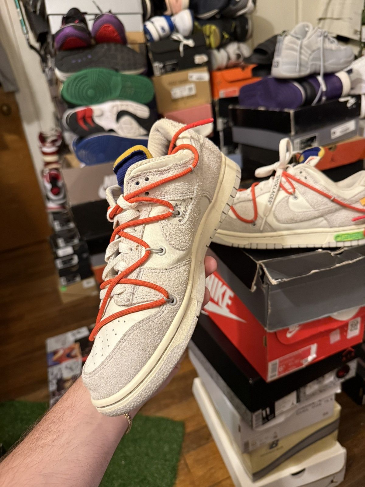 Nike × Off-White Nike off white dunk lot 13 size 9 Size US 9 / EU 42 - 3 Thumbnail