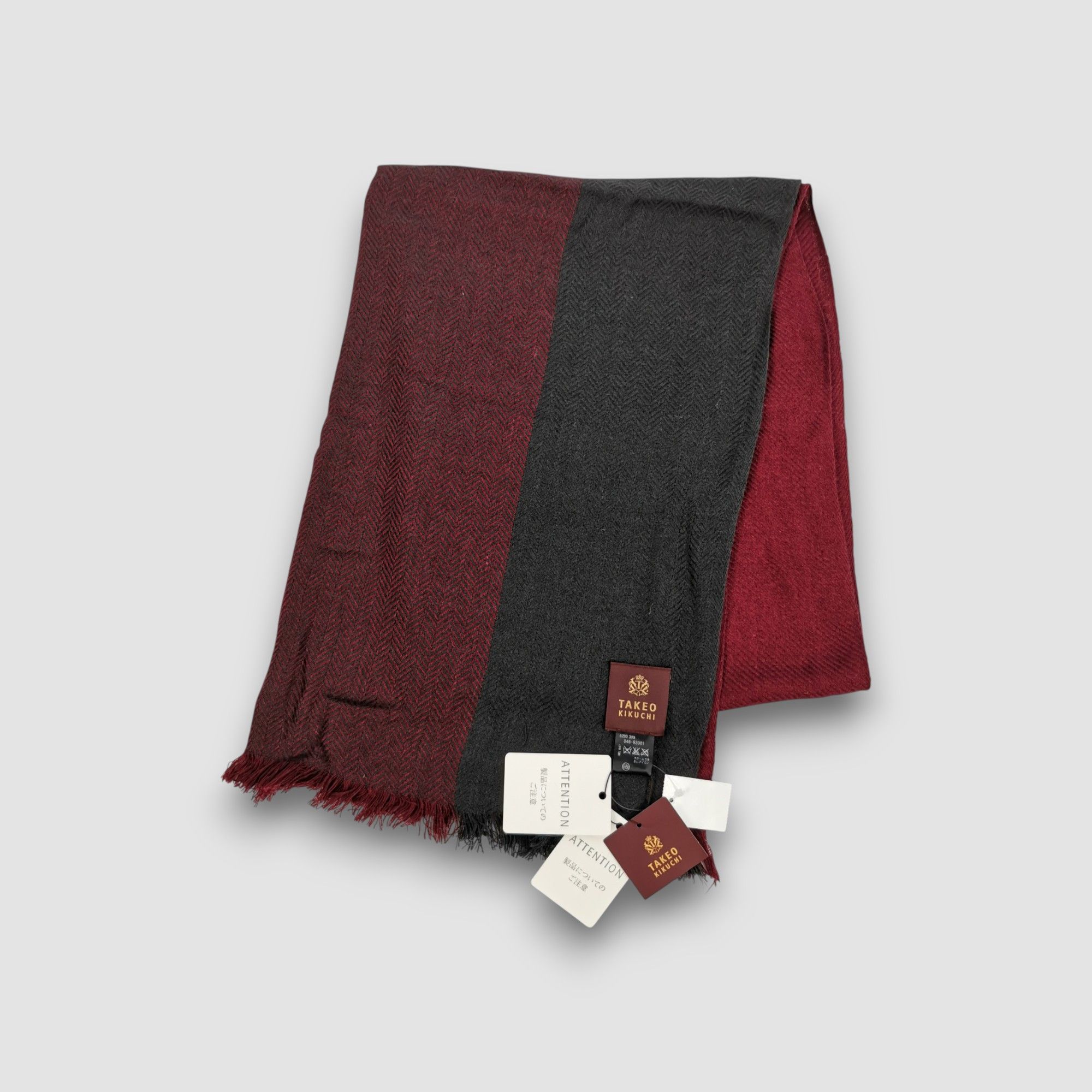 Takeo Kikuchi NWT Vintage Takeo Kikuchi Scarf Knitted Muffler Wool Scarves Size ONE SIZE - 1 Thumbnail