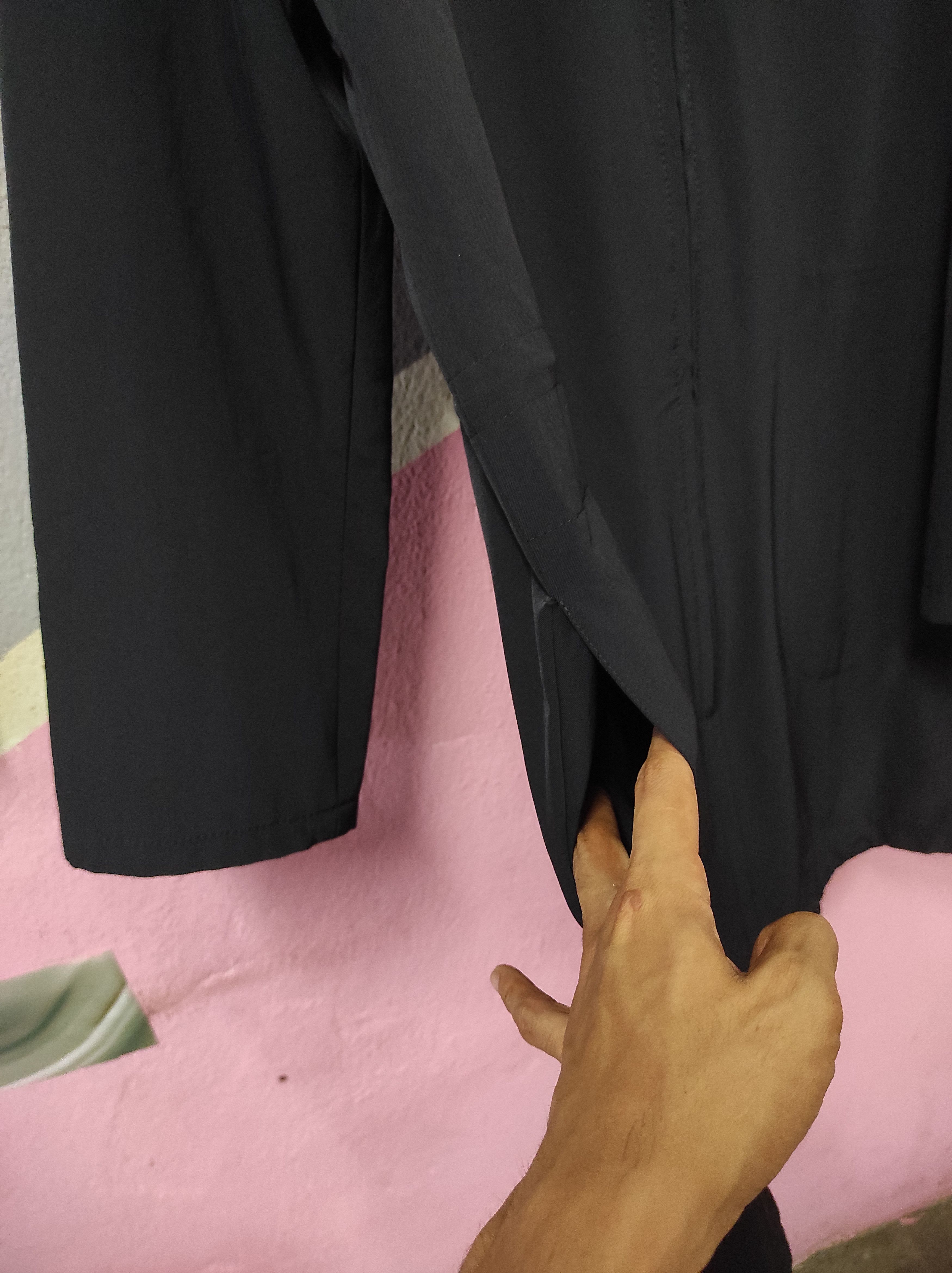 Calvin Klein CALVIN KLEIN COAT BLACK OVERCOAT LONG JACKET HOODED Size M / US 6-8 / IT 42-44 - 4 Thumbnail