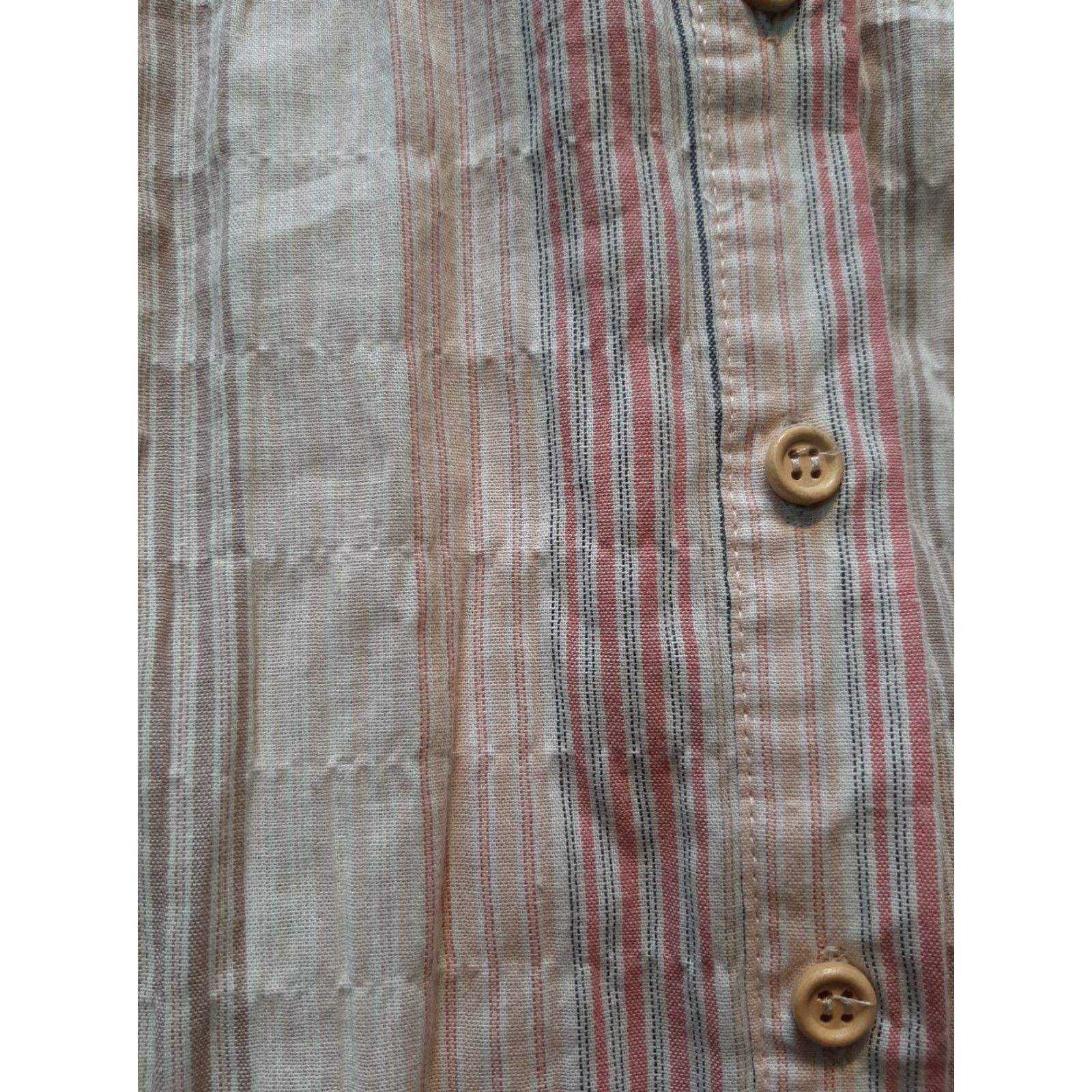 Pinko Solitaire Top Small S Long Sleeve Button-Up Pink Striped Womens Size S / US 4 / IT 40 - 2 Thumbnail