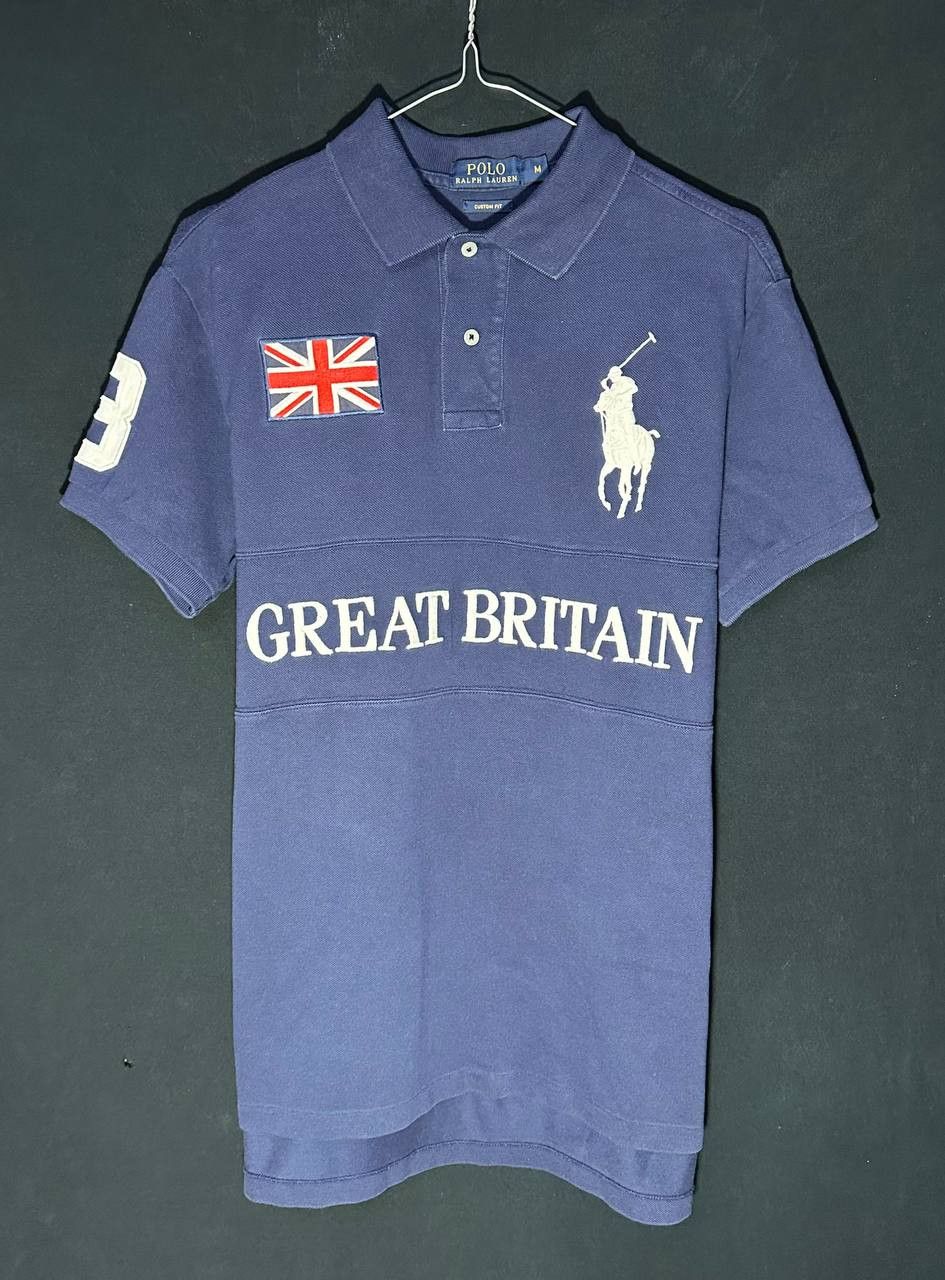 Polo Ralph Lauren Polo Ralph Lauren Great Britain polo shirt short sleeve blue Size US M / EU 48-50 / 2 - 1 Thumbnail