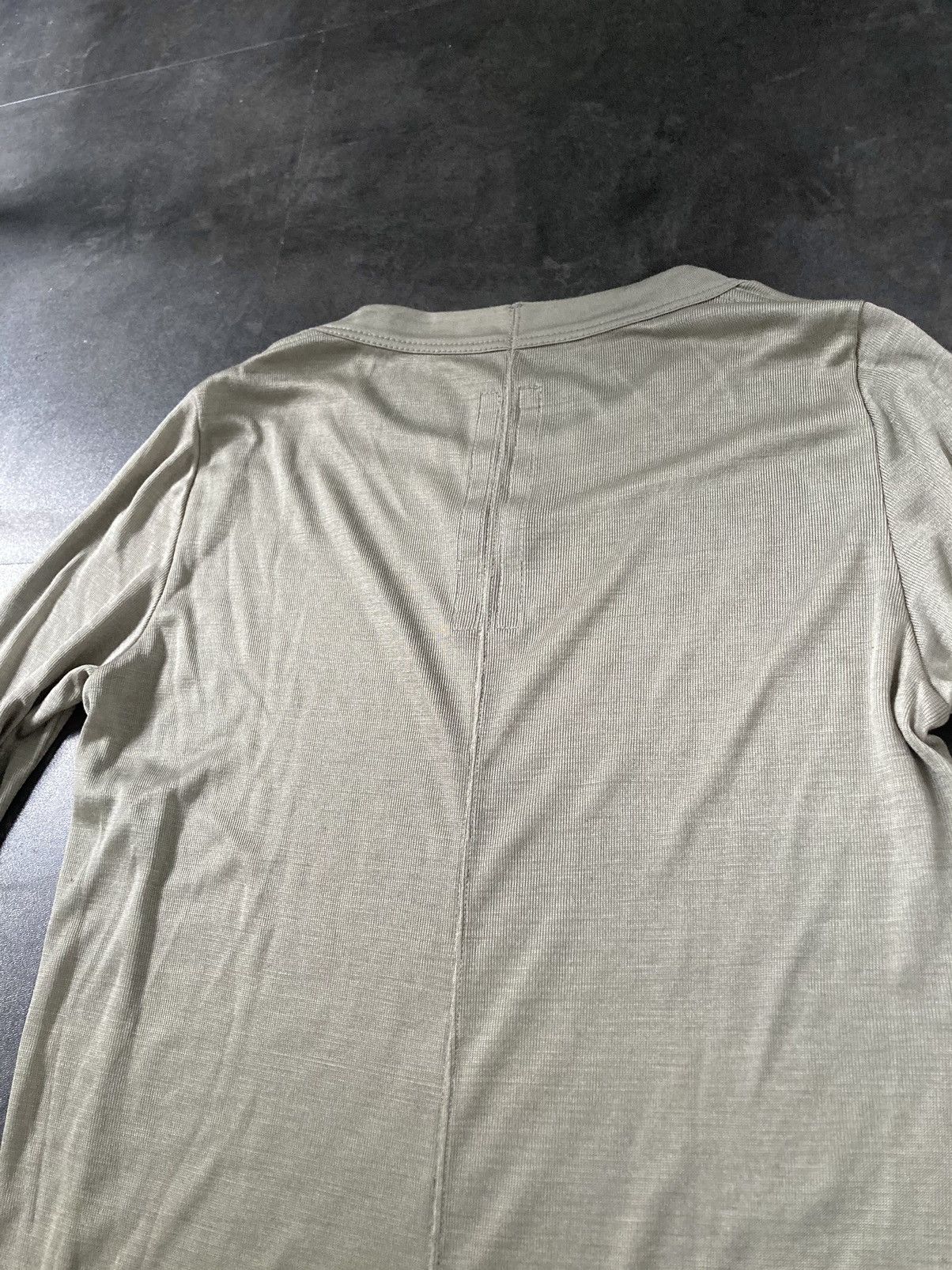 Rick Owens F/W 15 "SPHINX" Sample Silk Longsleeve Second Skin T-Shirt Size US M / EU 48-50 / 2 - 10 Thumbnail