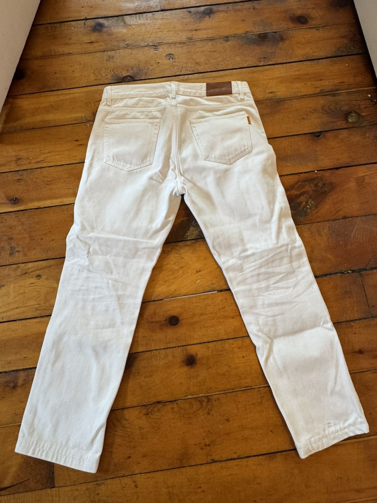 Sandro White Sandro Slim Fit Jeans Size US 32 / EU 48 - 4 Thumbnail