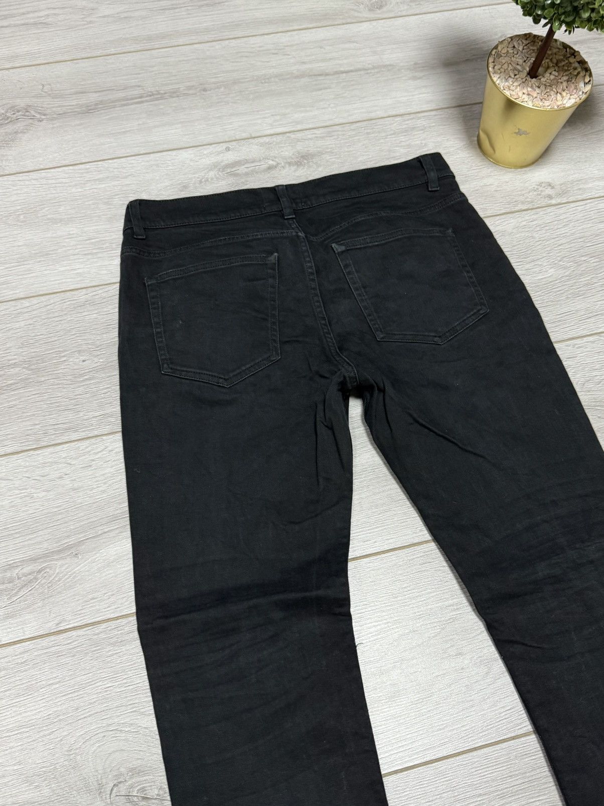 Acne Studios Acne Ace Stay Cash Black Denim Jeans Size US 34 / EU 50 - 8 Thumbnail
