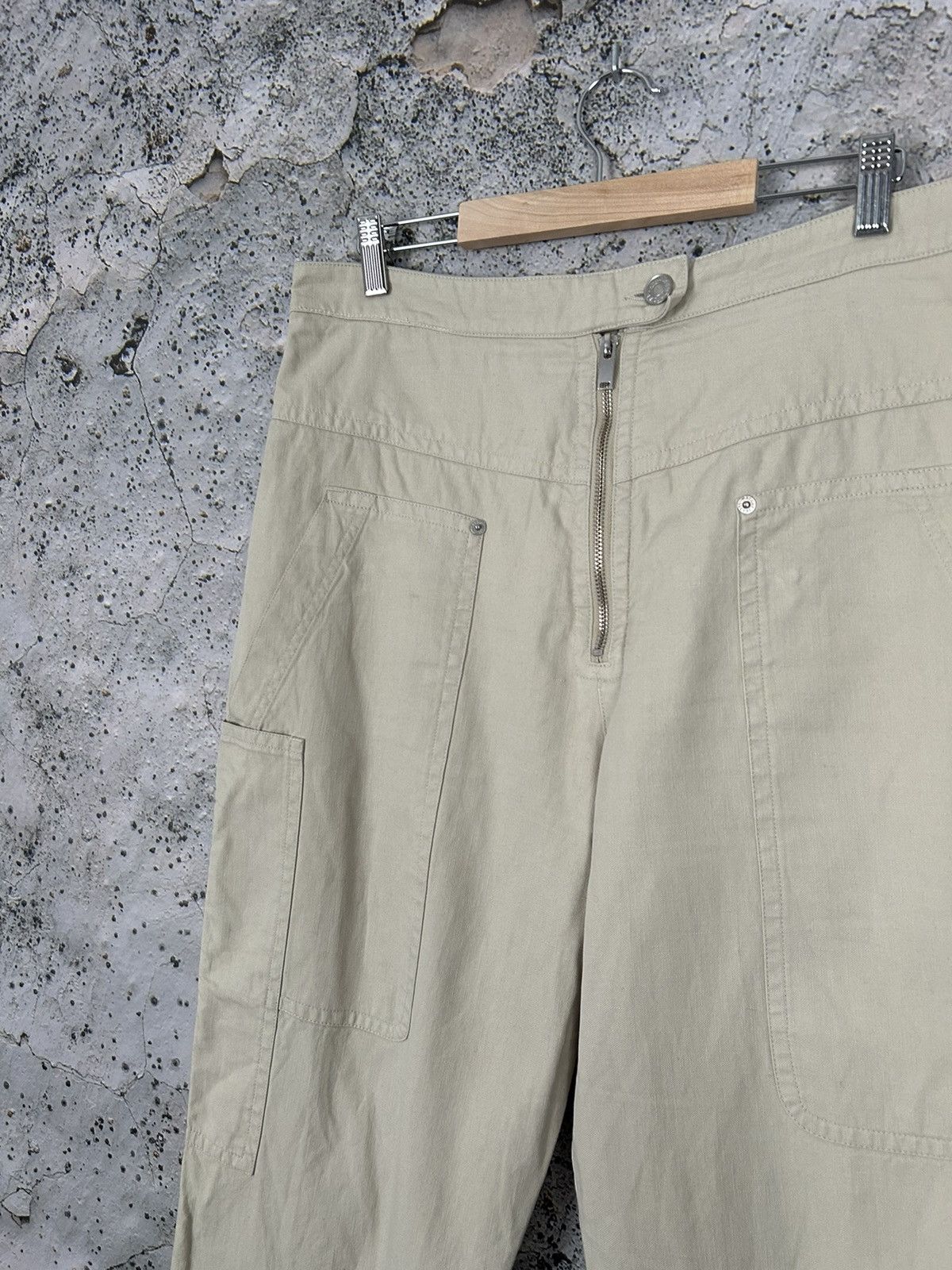 Isabel Marant Vintage Isabel Marant Etoile Beige Worker Pants Designer Size 30" / US 8 / IT 44 - 3 Thumbnail