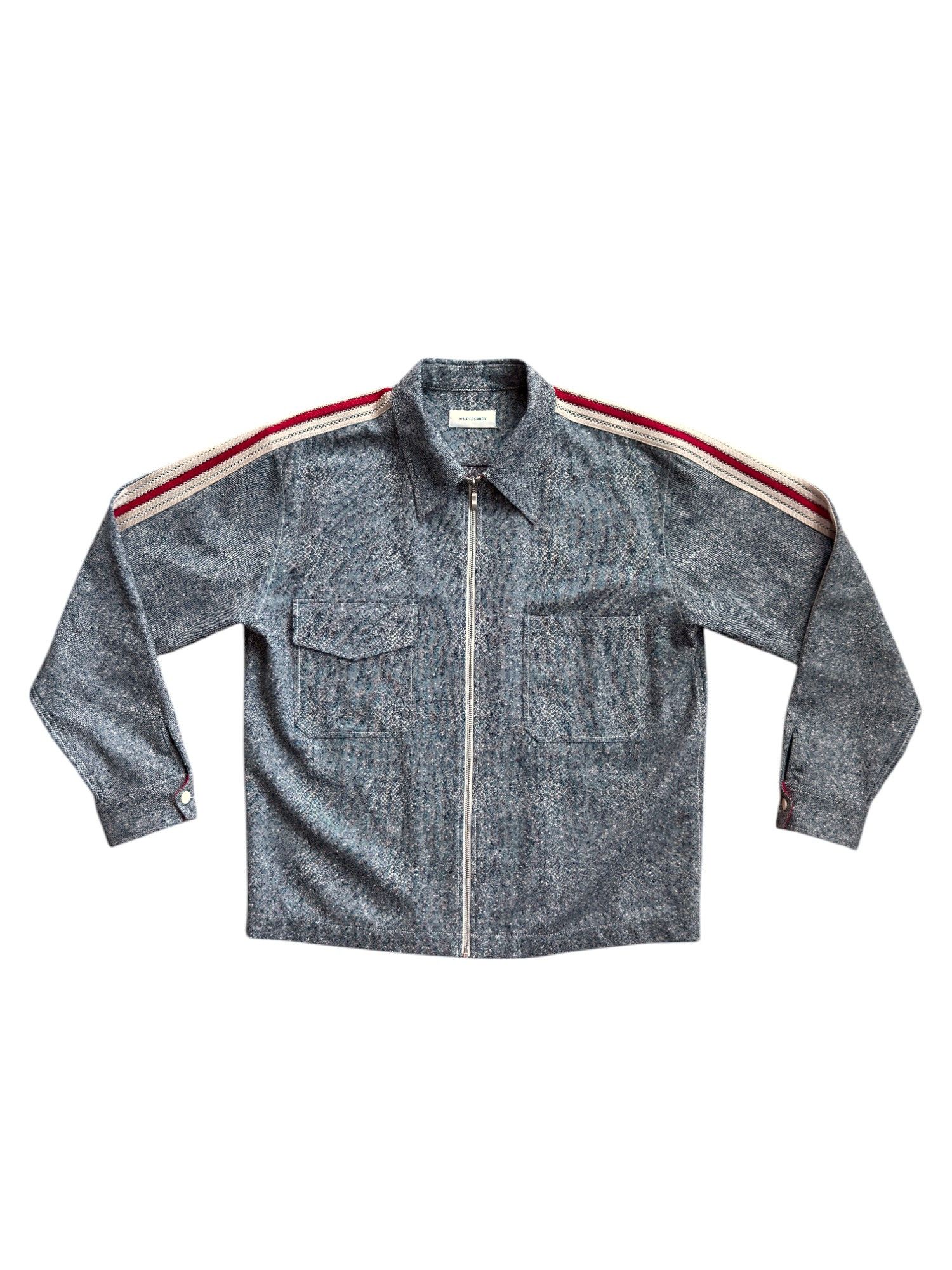 Wales Bonner Grey Charlie Zipped Jacket Size US L / EU 52-54 / 3 - 1 Thumbnail